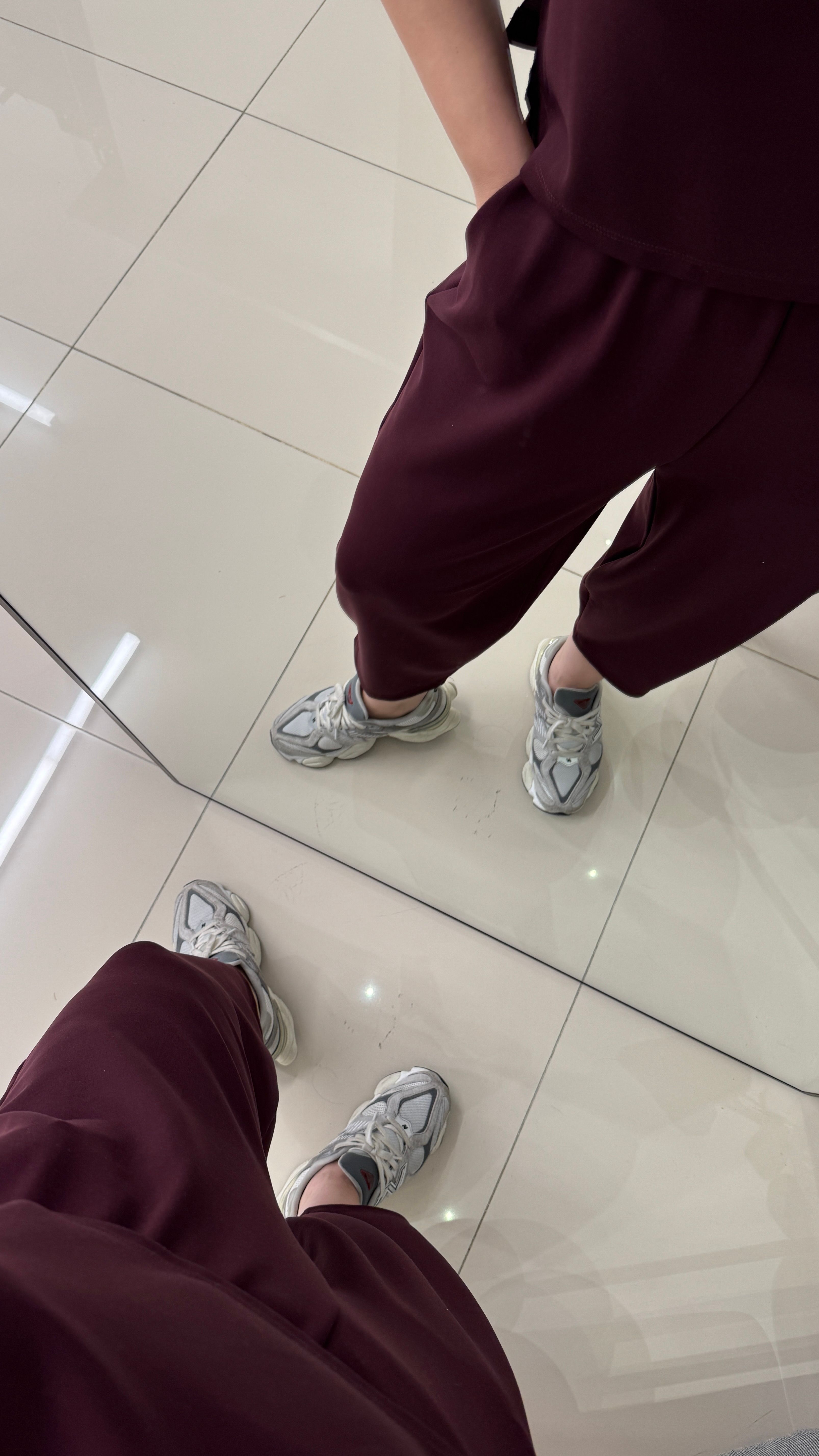 Kısa Kol Model Eşofman Takımı - Bordo