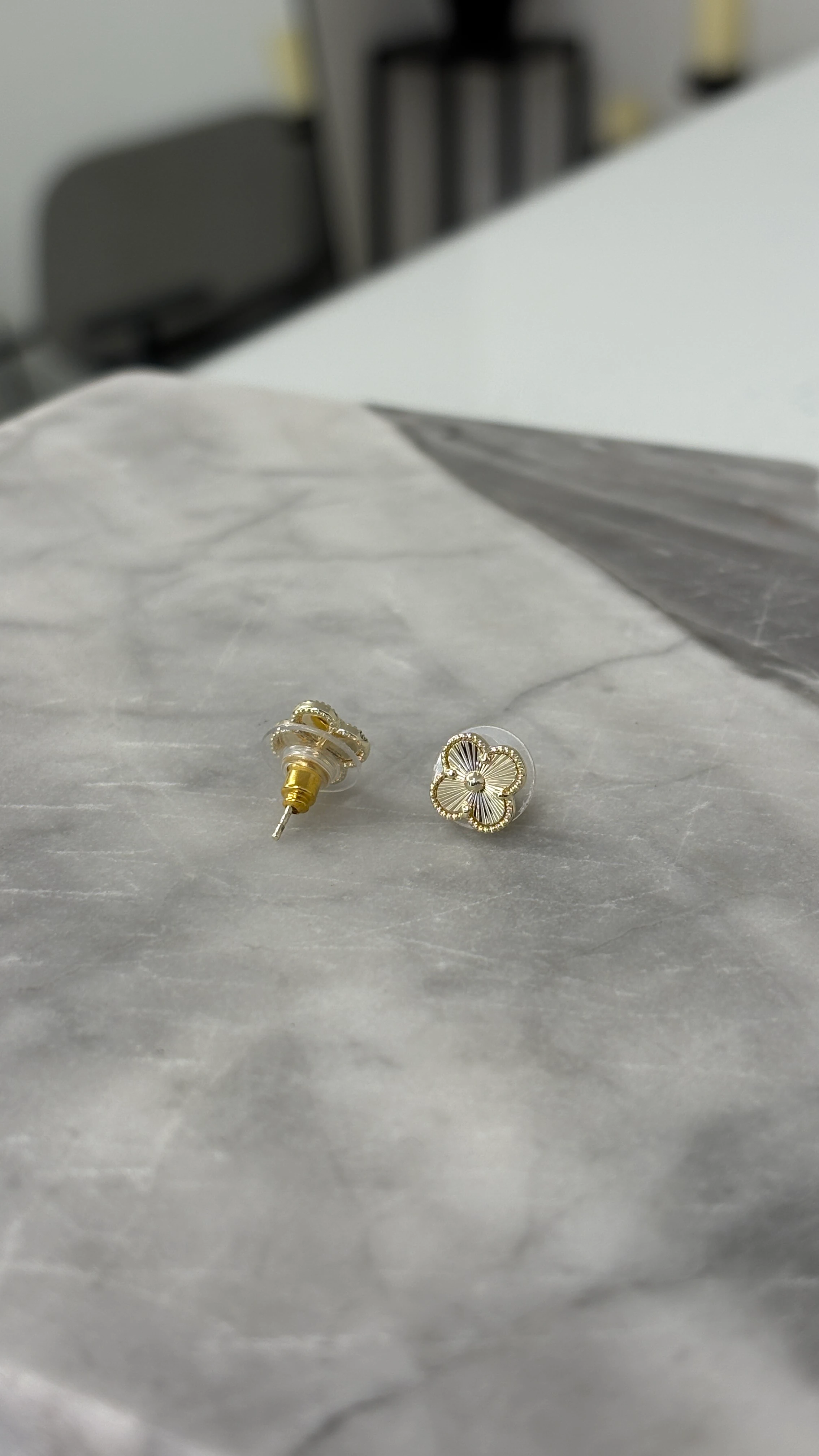 Yonca Küpe (14 Ayar Altın Kaplama)