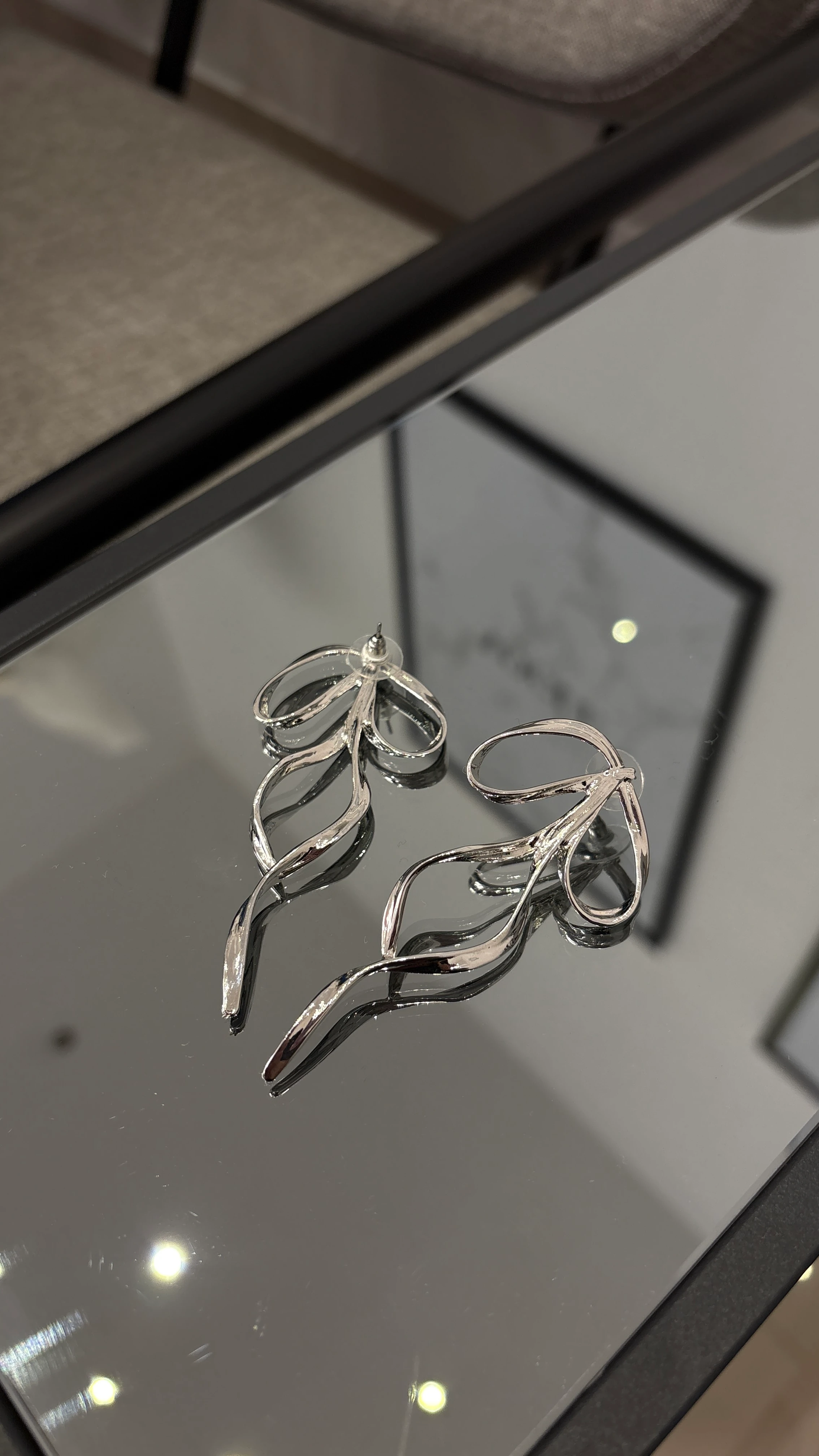 Büyük Fiyonk Küpe Gümüş