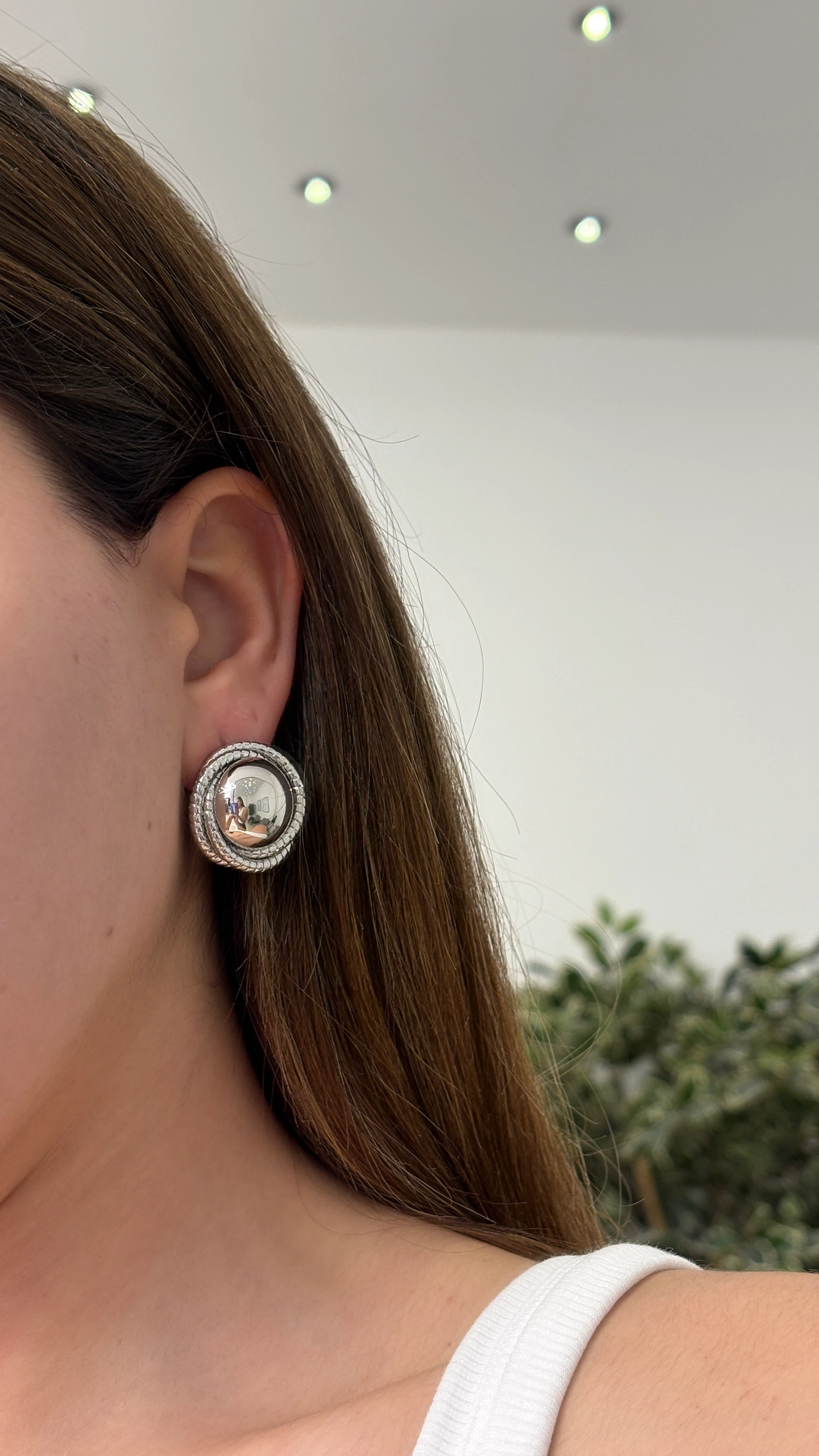 Gümüş Vintage Küpe