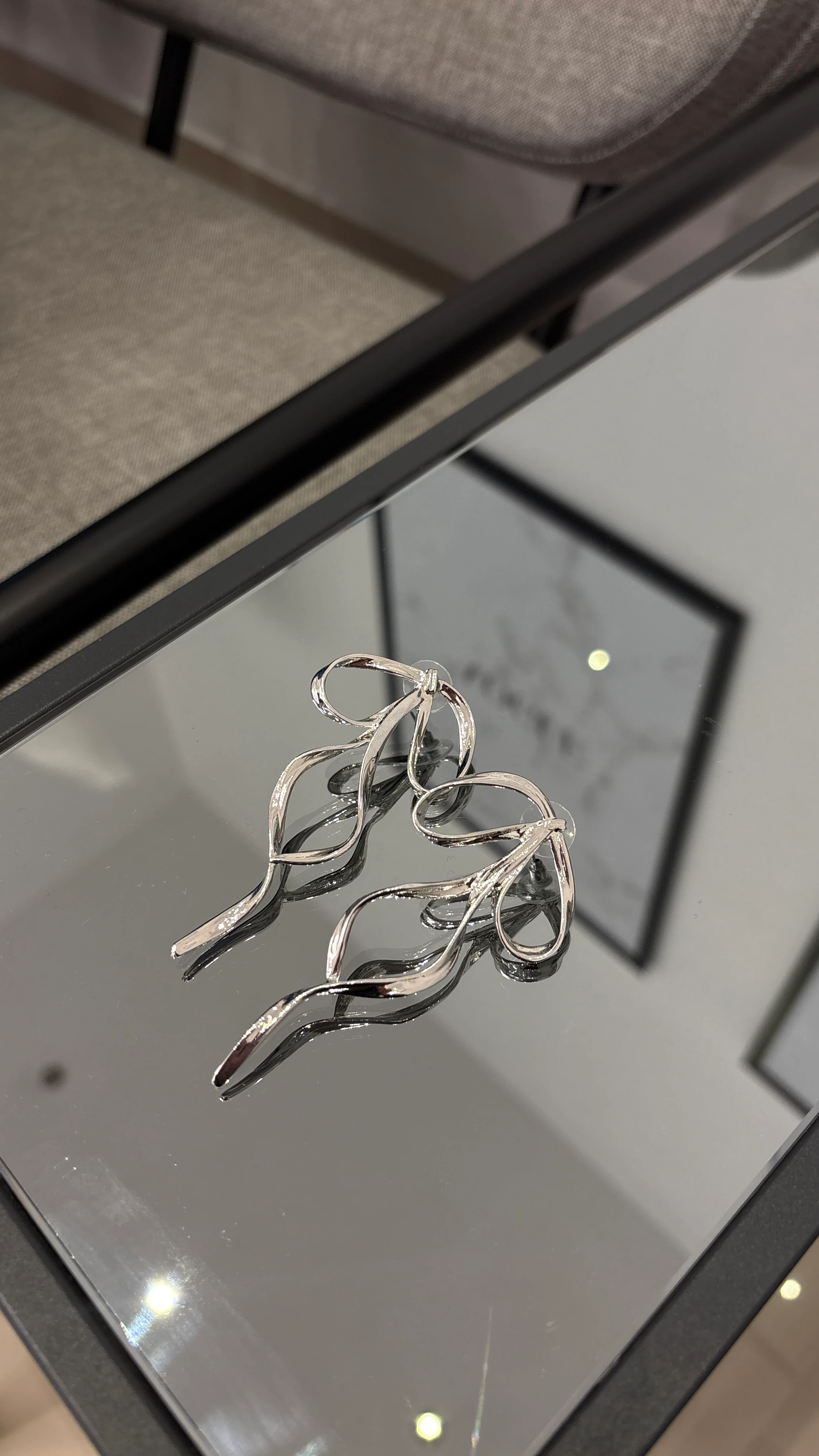 Büyük Fiyonk Küpe Gümüş