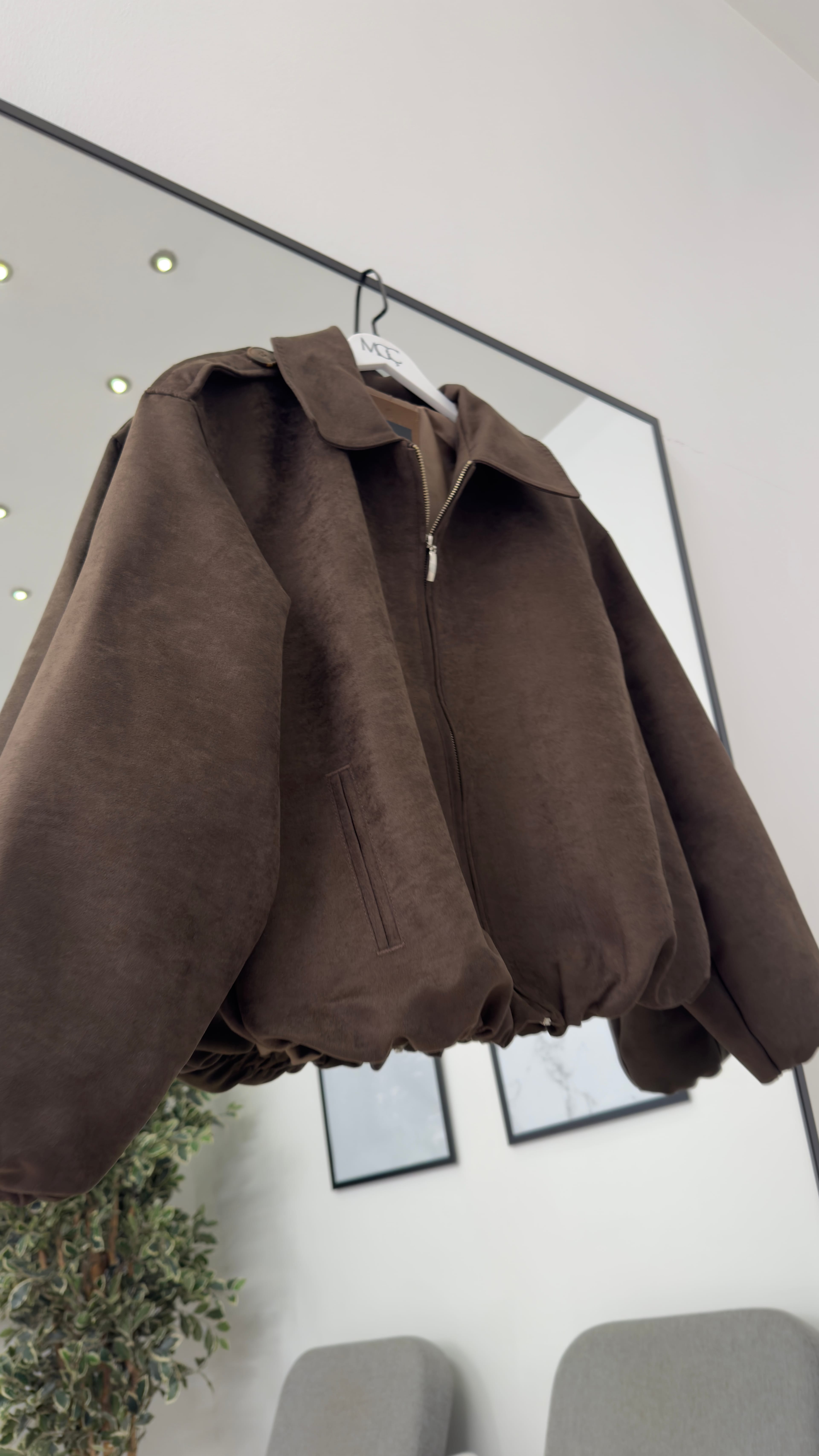 Süet Bomber Ceket