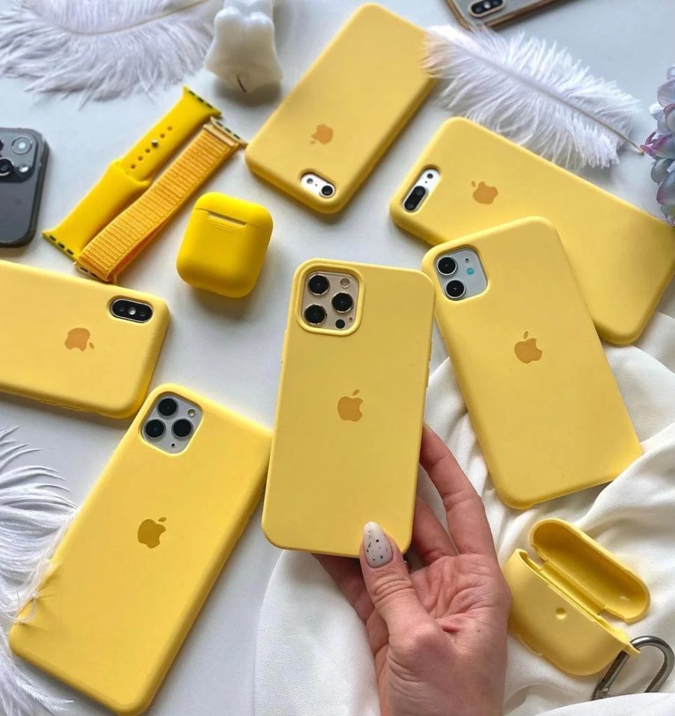 iPhone Lansman Kılıf - Sarı