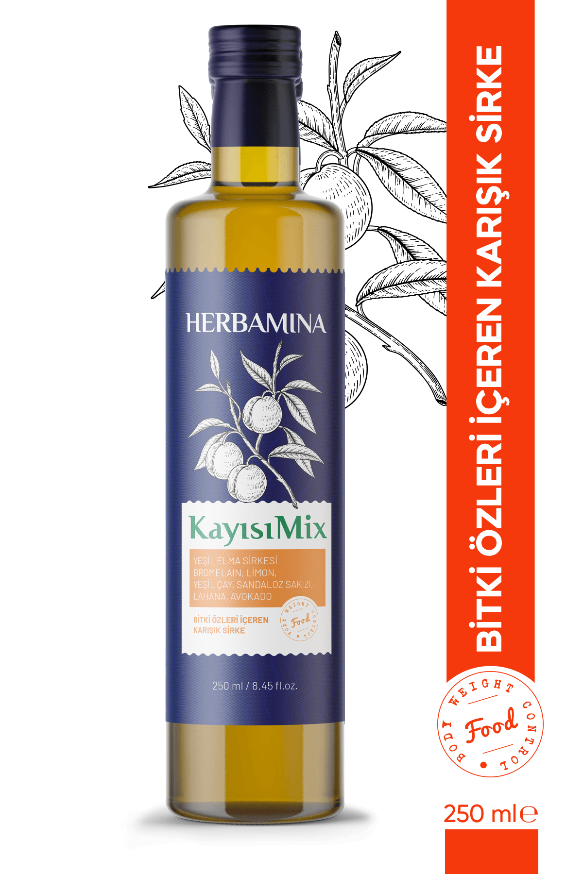 Kayısı Mix Sirke 250ml