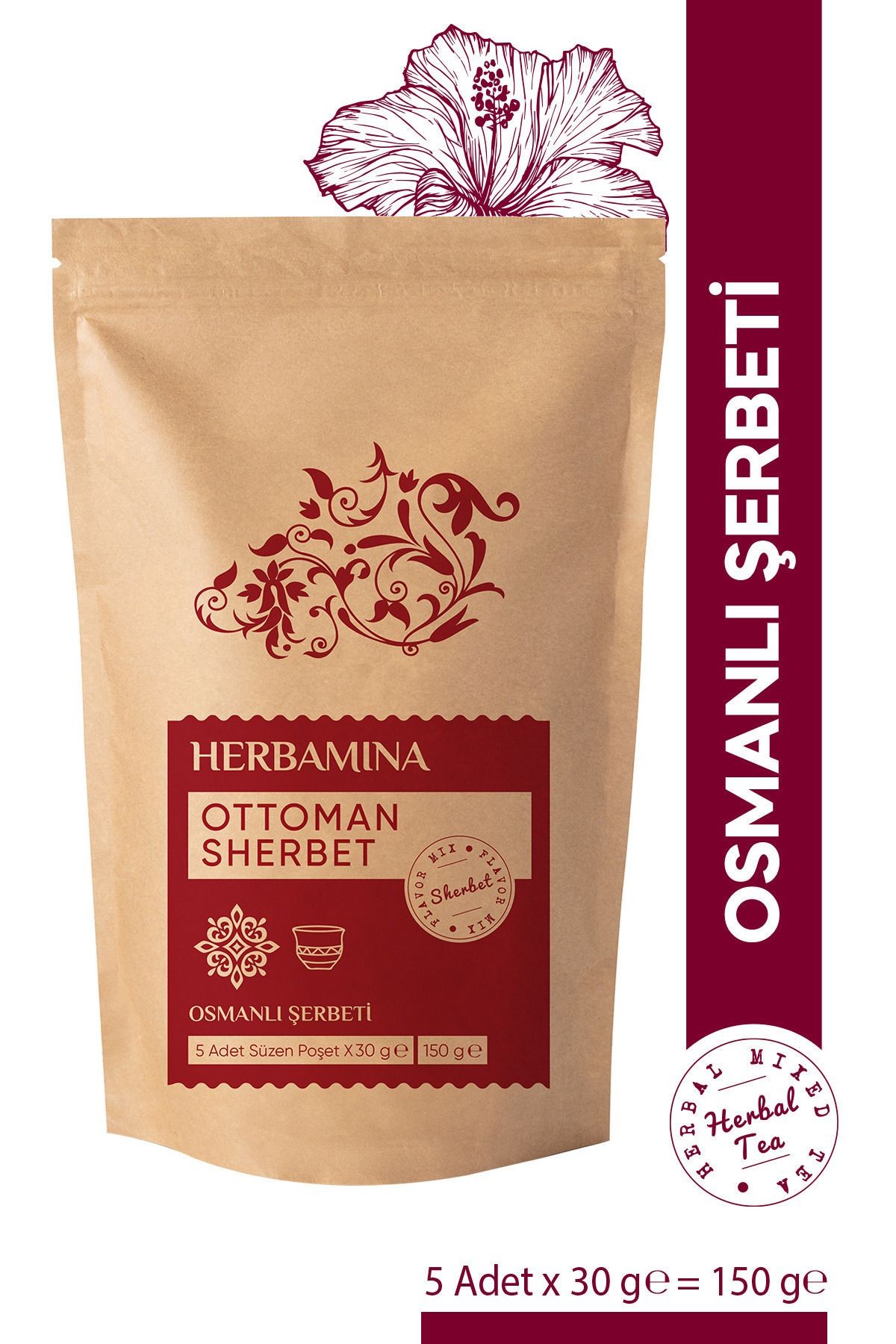 Osmanlı Şerbeti 150 gr - Süzen Poşet 30x5 Adet