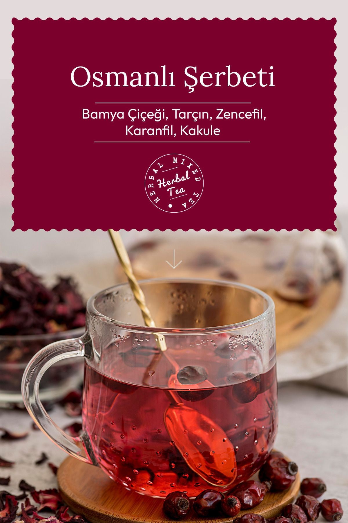 Osmanlı Şerbeti 150 gr - Süzen Poşet 30x5 Adet