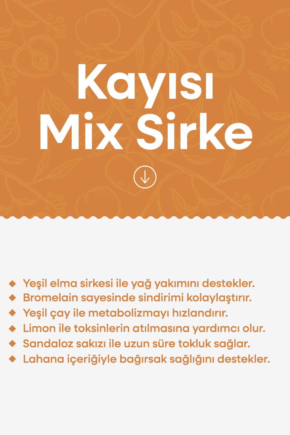 Kayısı Mix Sirke 250ml