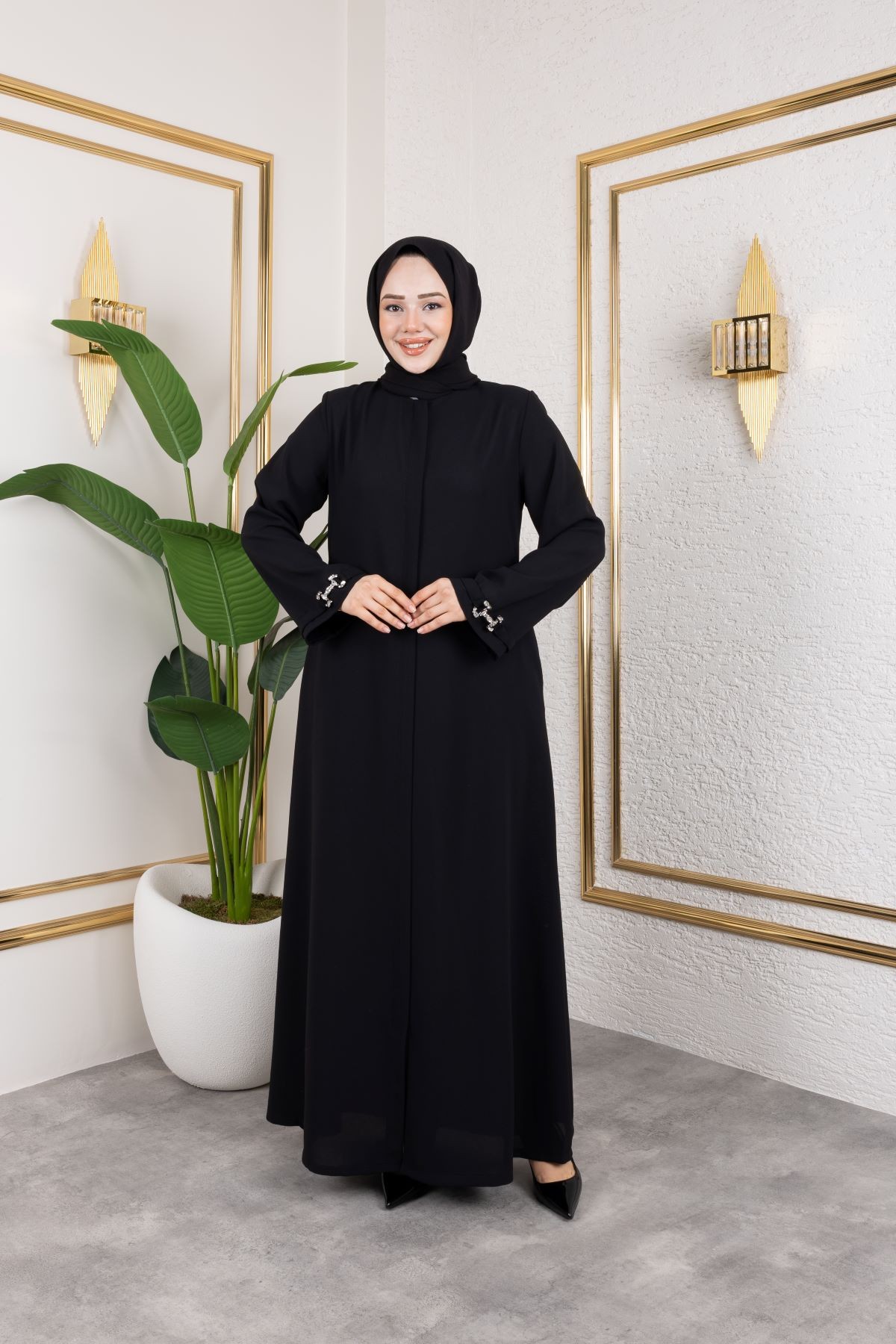 ZÜMRÜT FERACE Siyah - 9038