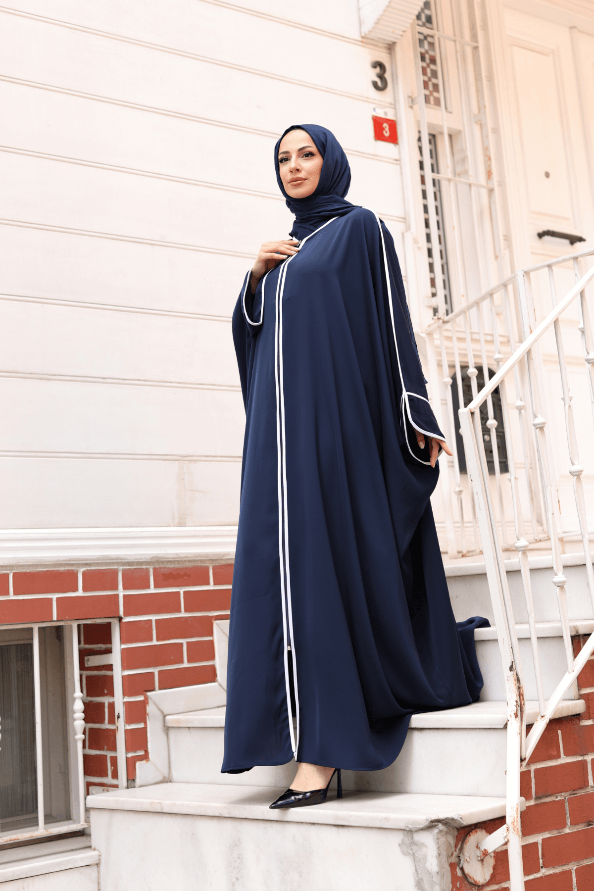Sultan Abaya Dubai İpeği -1002
