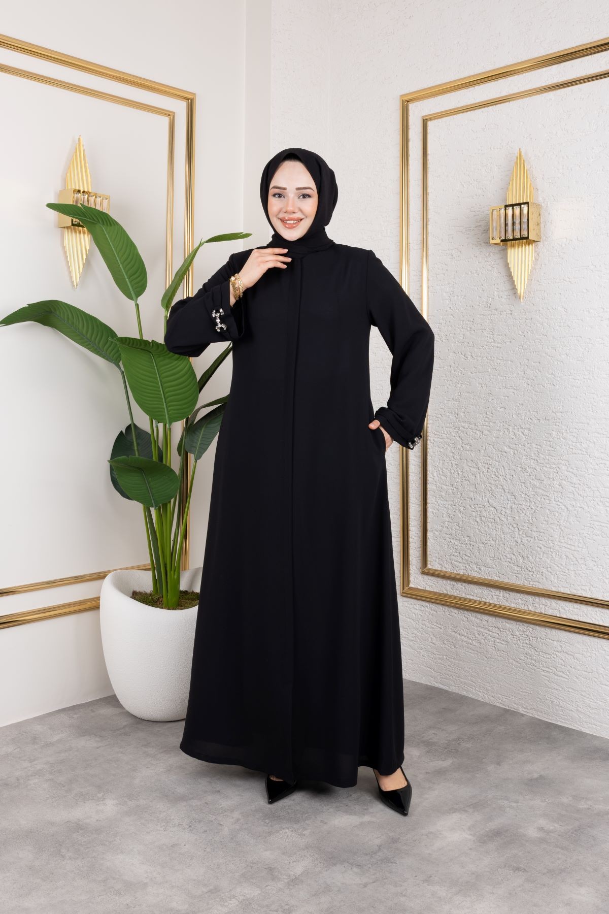 ZÜMRÜT FERACE Siyah - 9038