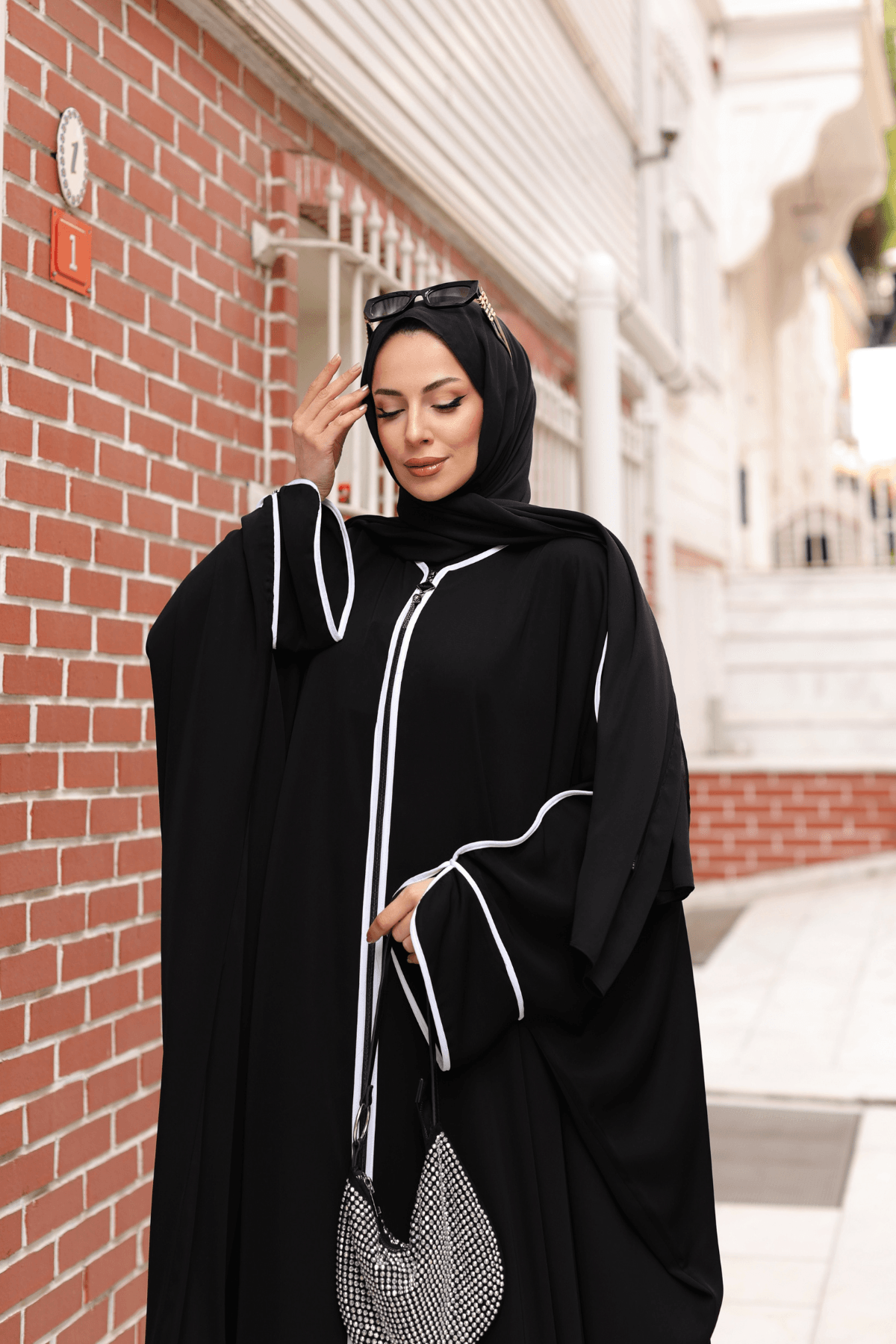 Sultan Abaya Dubai İpeği -1002
