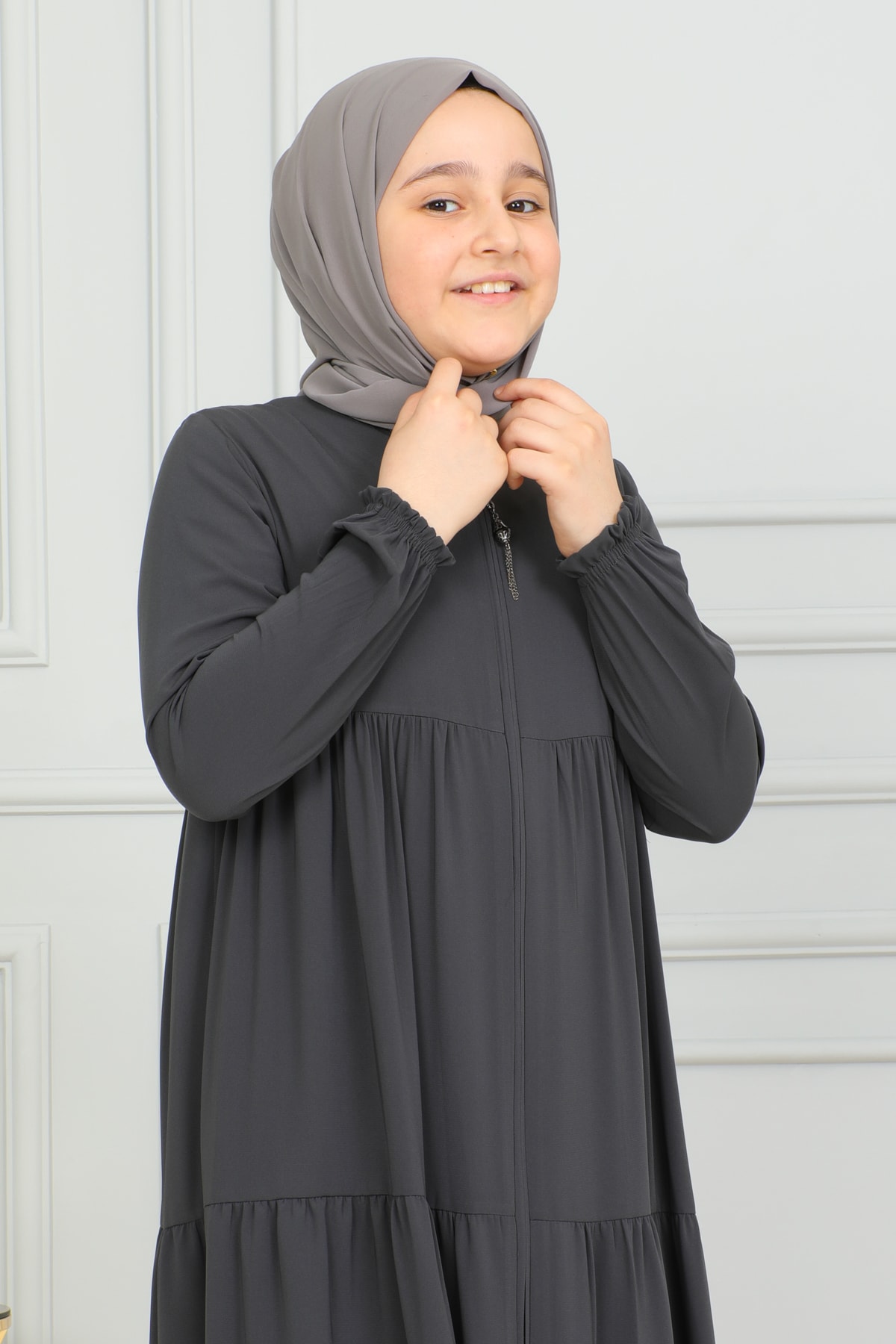 3 Katlı Çocuk Ferace 4002 & Füme 