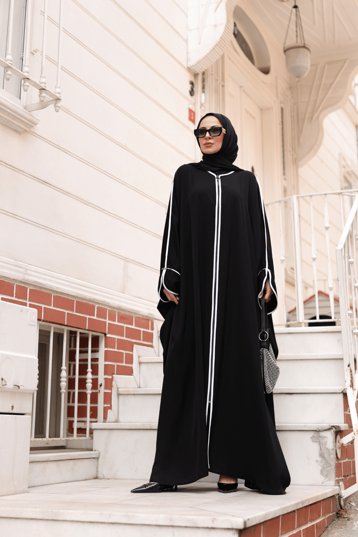 Sultan Abaya Dubai İpeği -1002