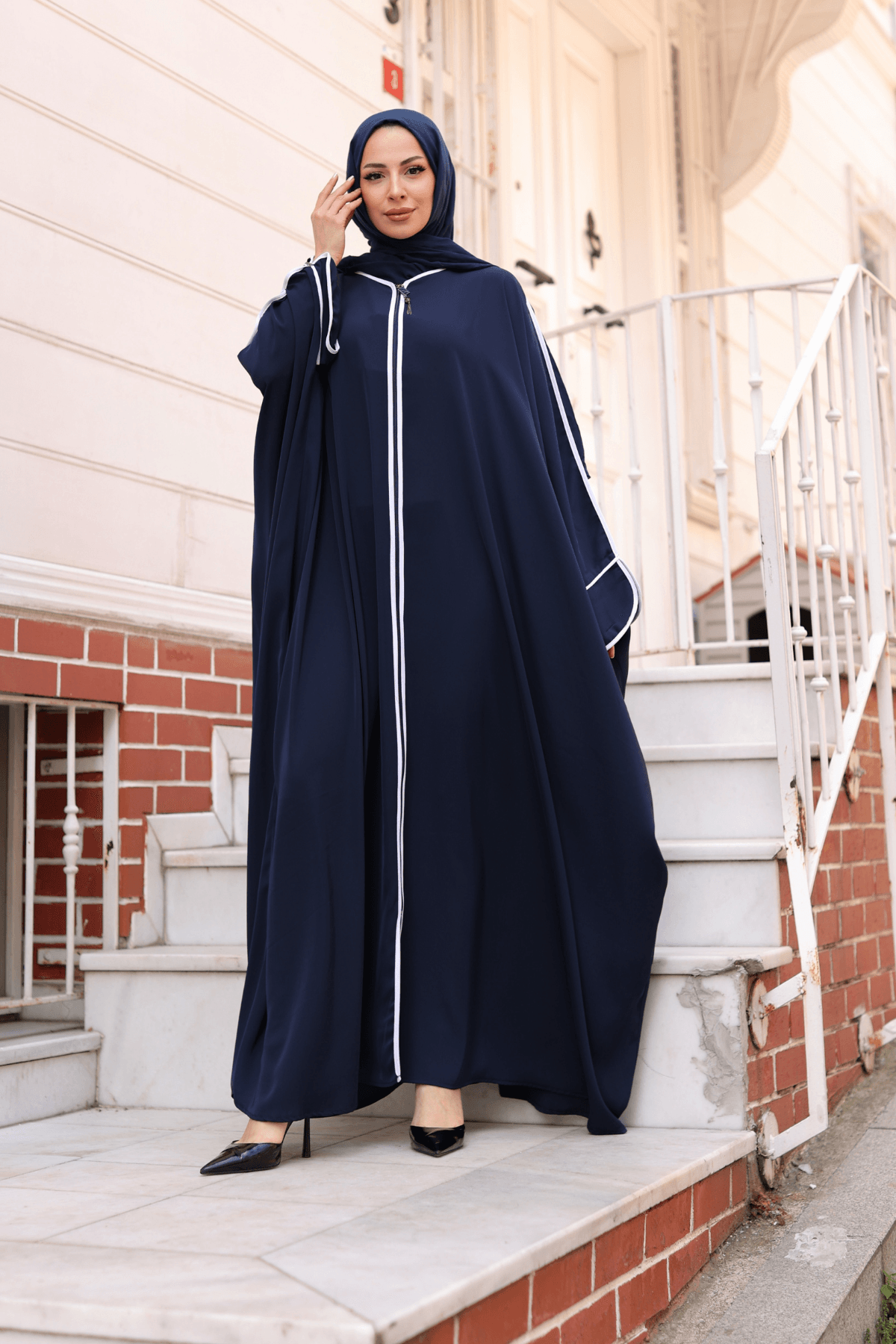 Sultan Abaya Dubai İpeği -1002