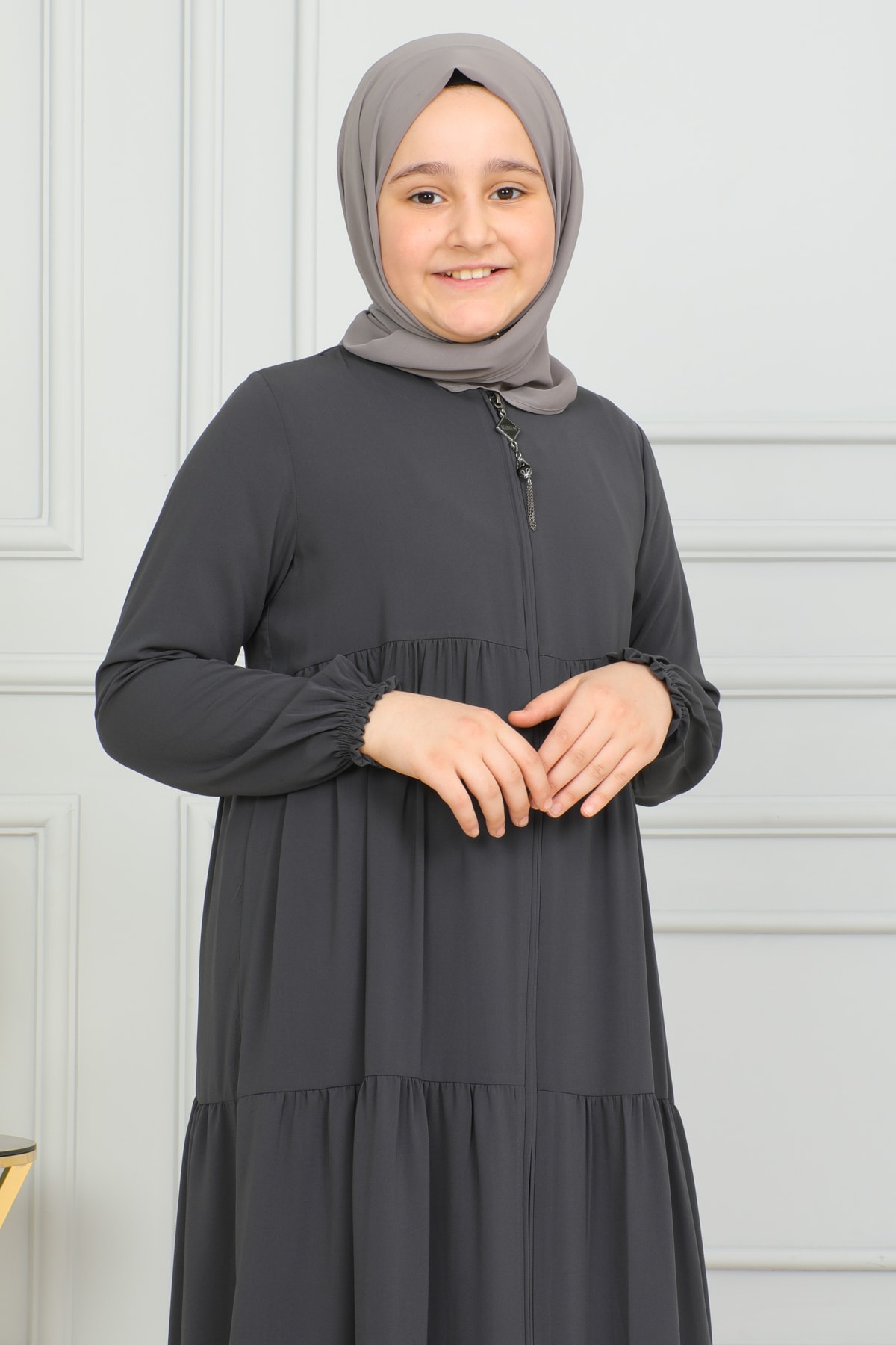 3 Katlı Çocuk Ferace 4002 & Füme 