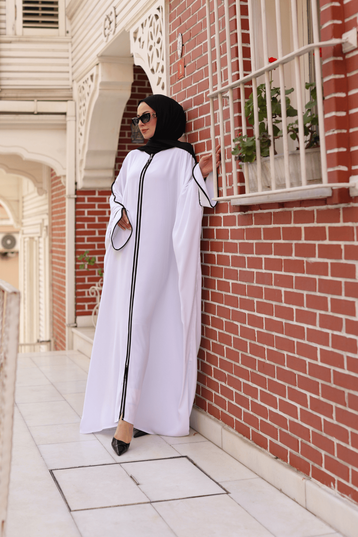 Sultan Abaya Dubai İpeği -1002