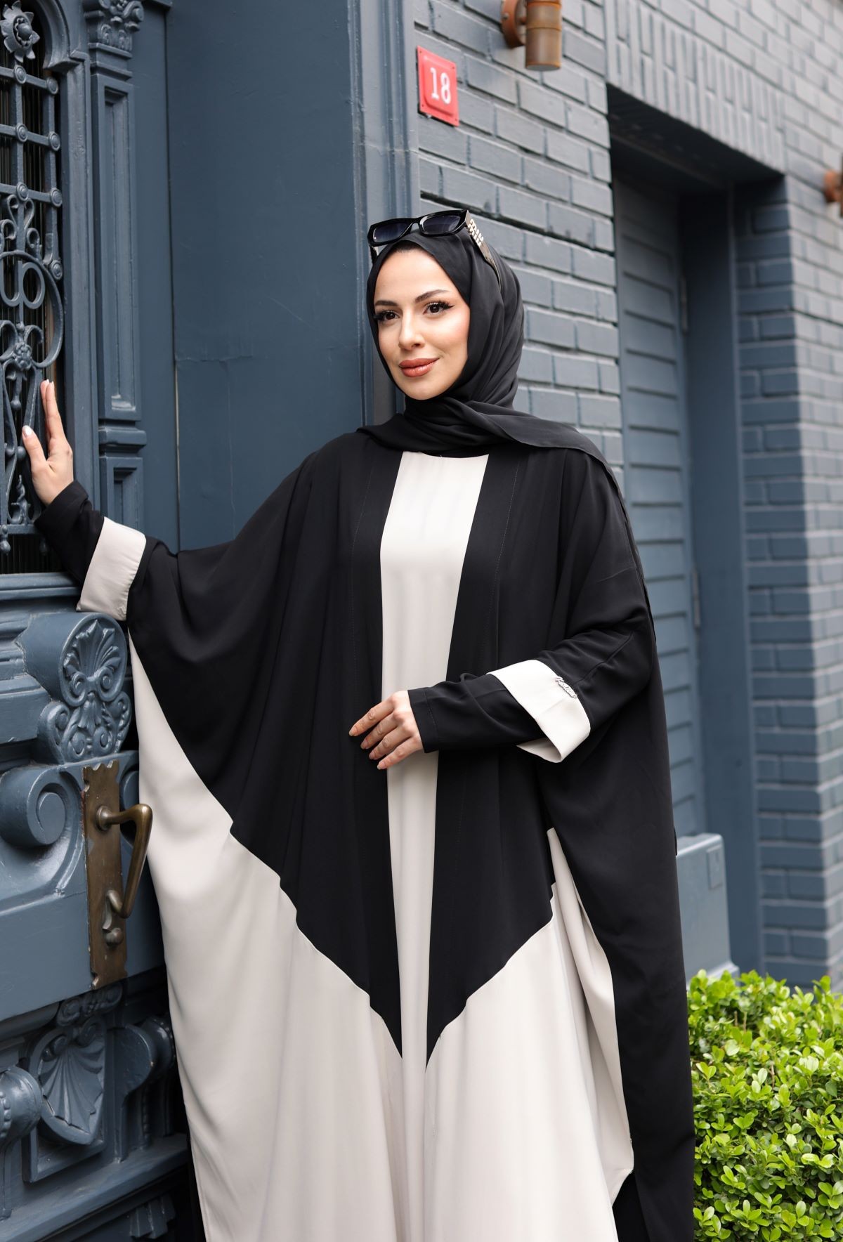 Almila Medine İpeği Elbise & Kimono Ekru - 1003