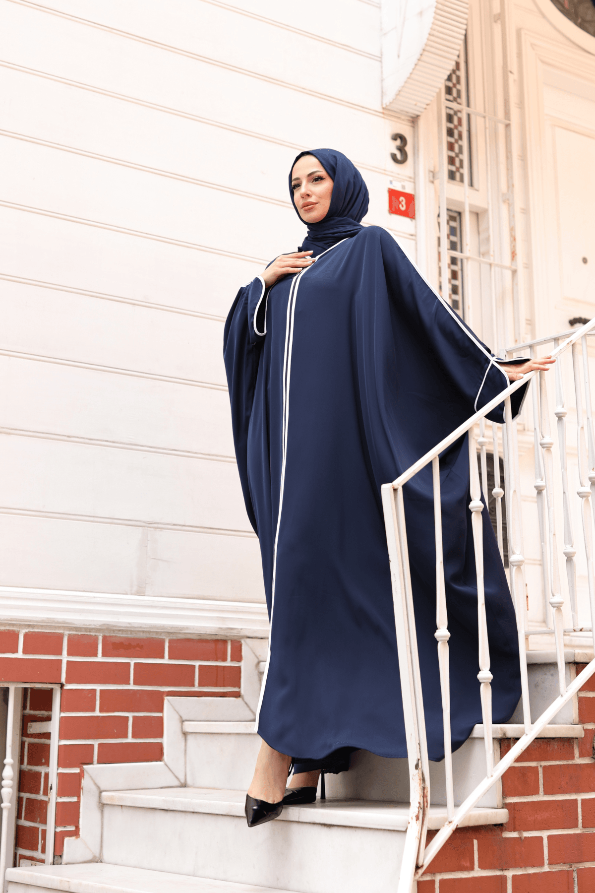 Sultan Abaya Dubai İpeği -1002
