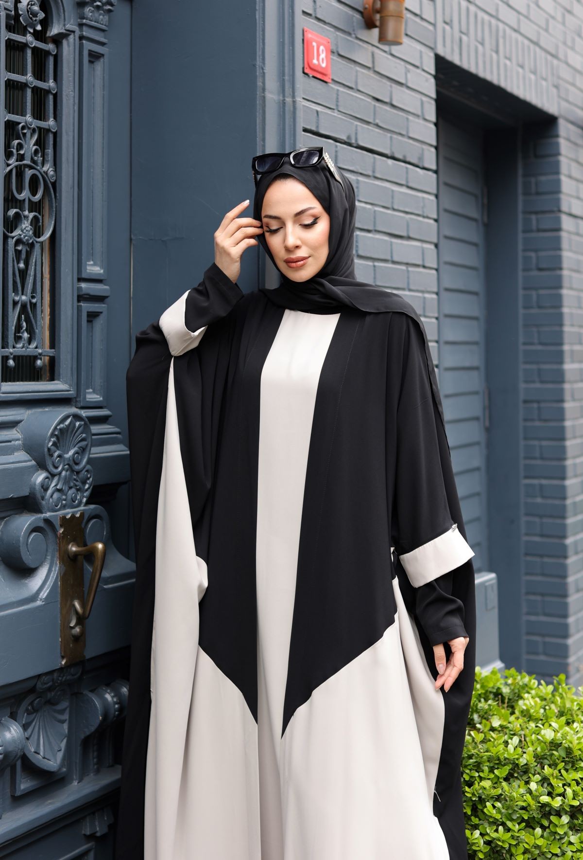 Almila Medine İpeği Elbise & Kimono Ekru - 1003