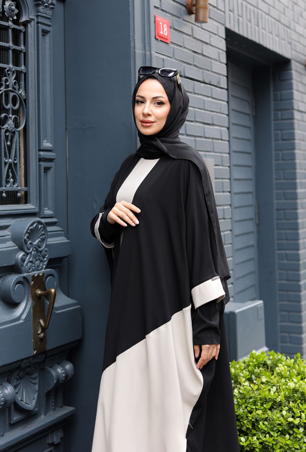 Almila Medine İpeği Elbise & Kimono Ekru - 1003