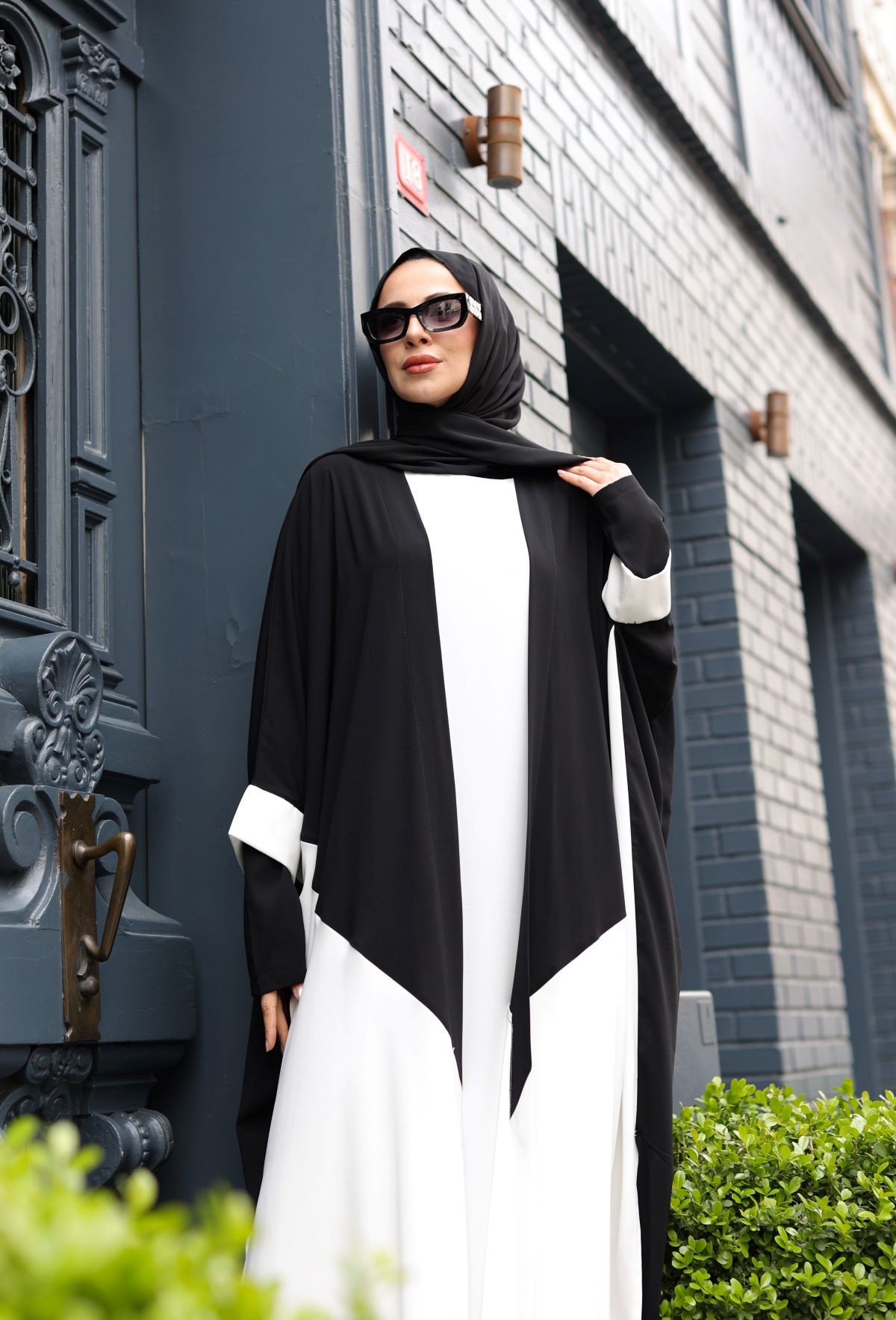 Almila Medine İpeği Elbise & Kimono Beyaz- 1003