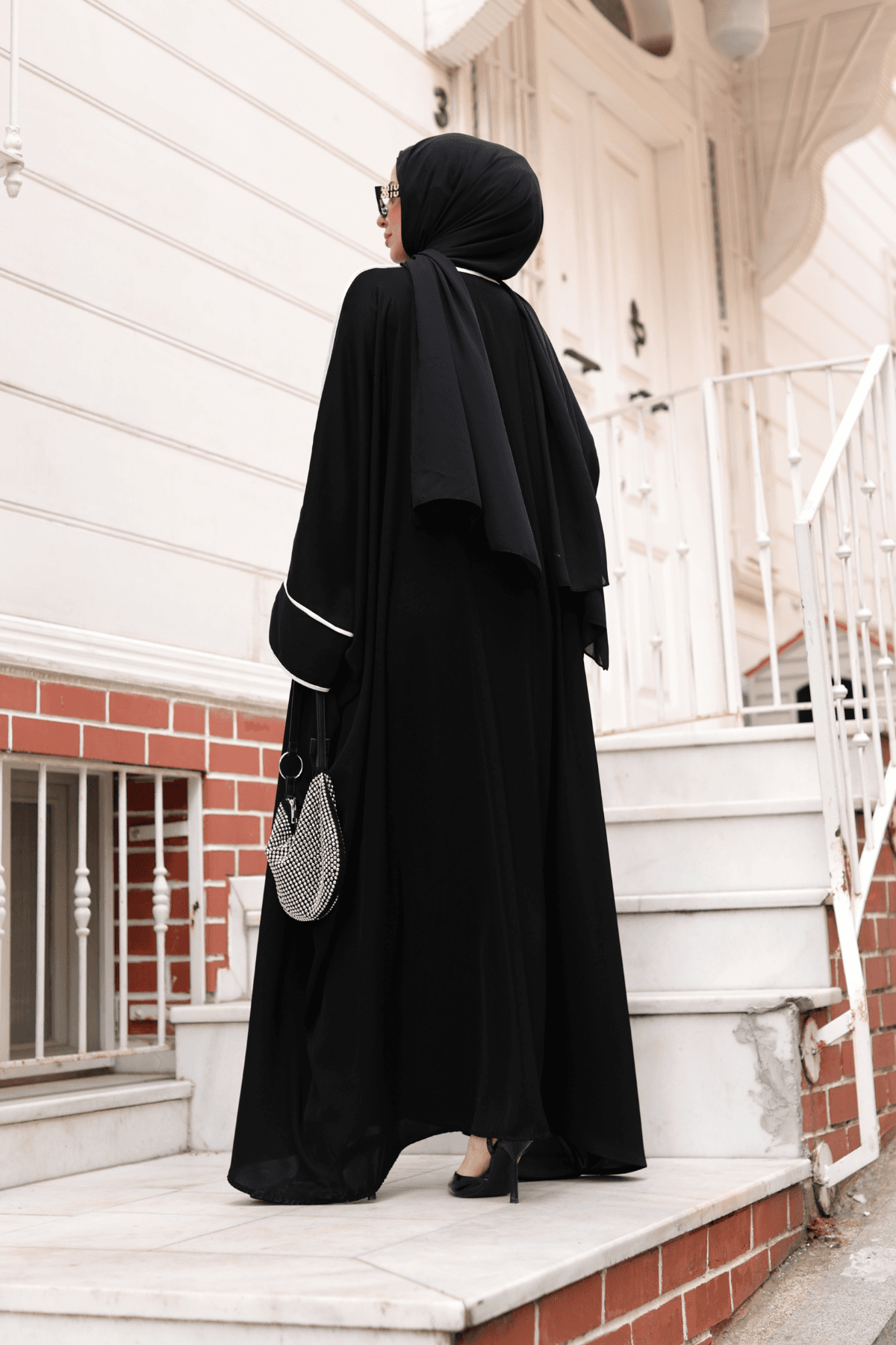 Sultan Abaya Dubai İpeği -1002