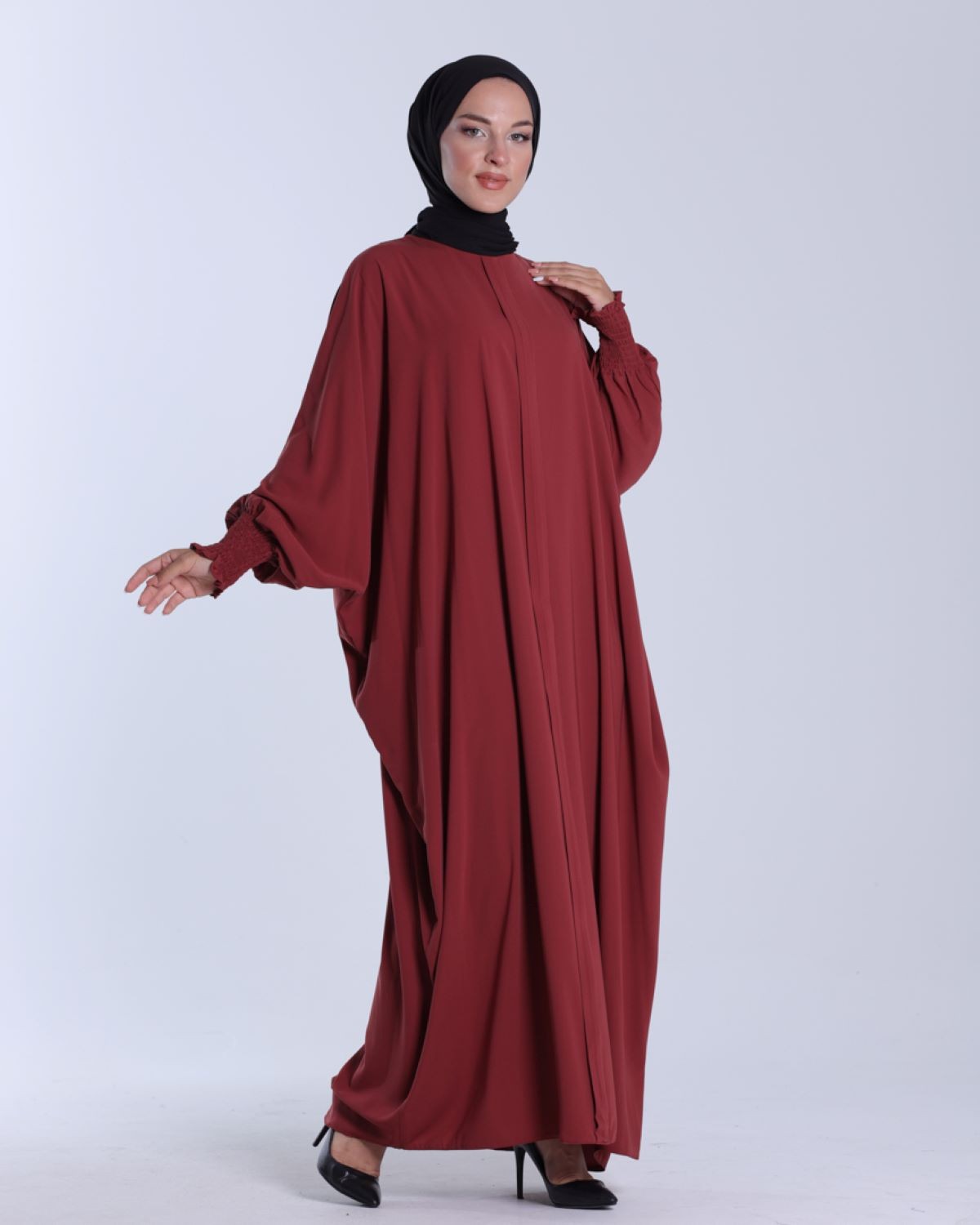 LİNAYA ELBİSE Kiremit - 2245