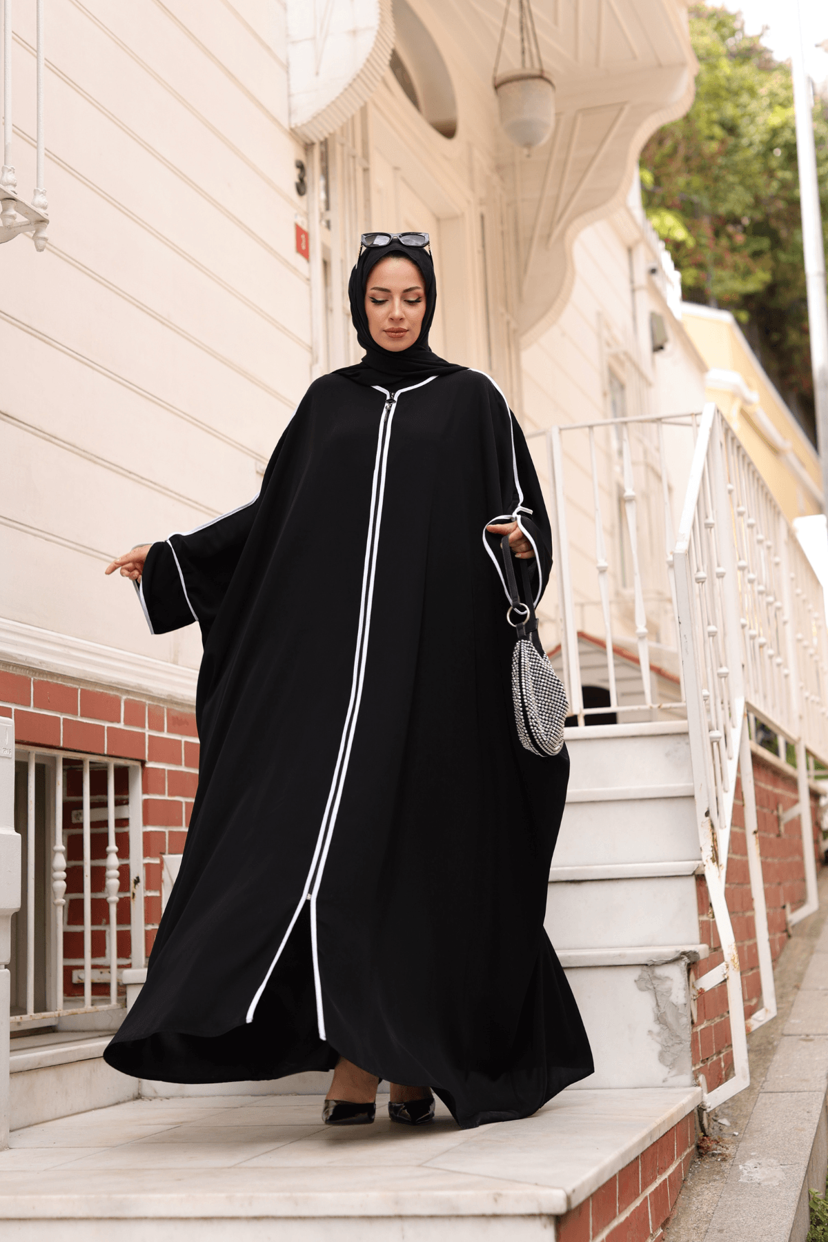 Sultan Abaya Dubai İpeği -1002