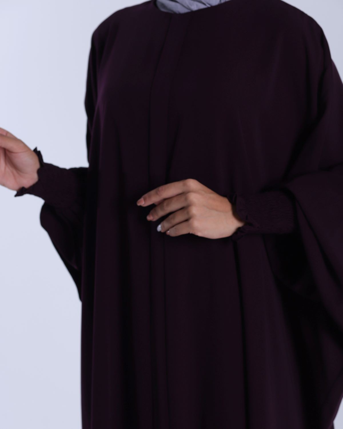 LİNAYA ELBİSE-Mürdüm