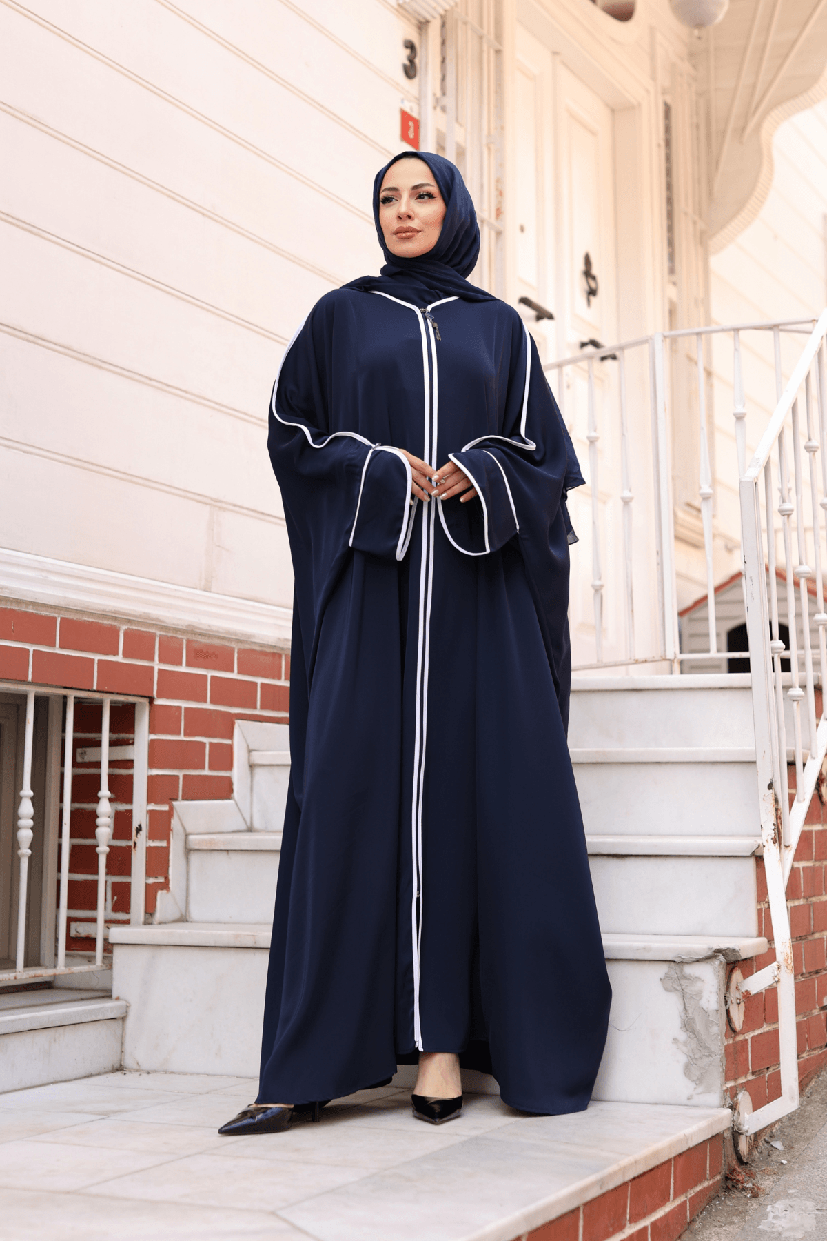 Sultan Abaya Dubai İpeği -1002