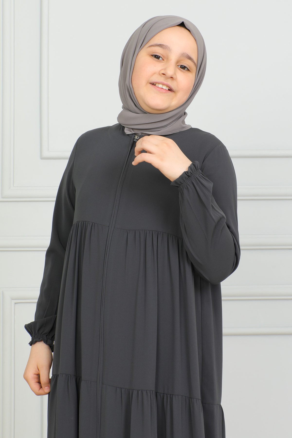 3 Katlı Çocuk Ferace 4002 & Füme 