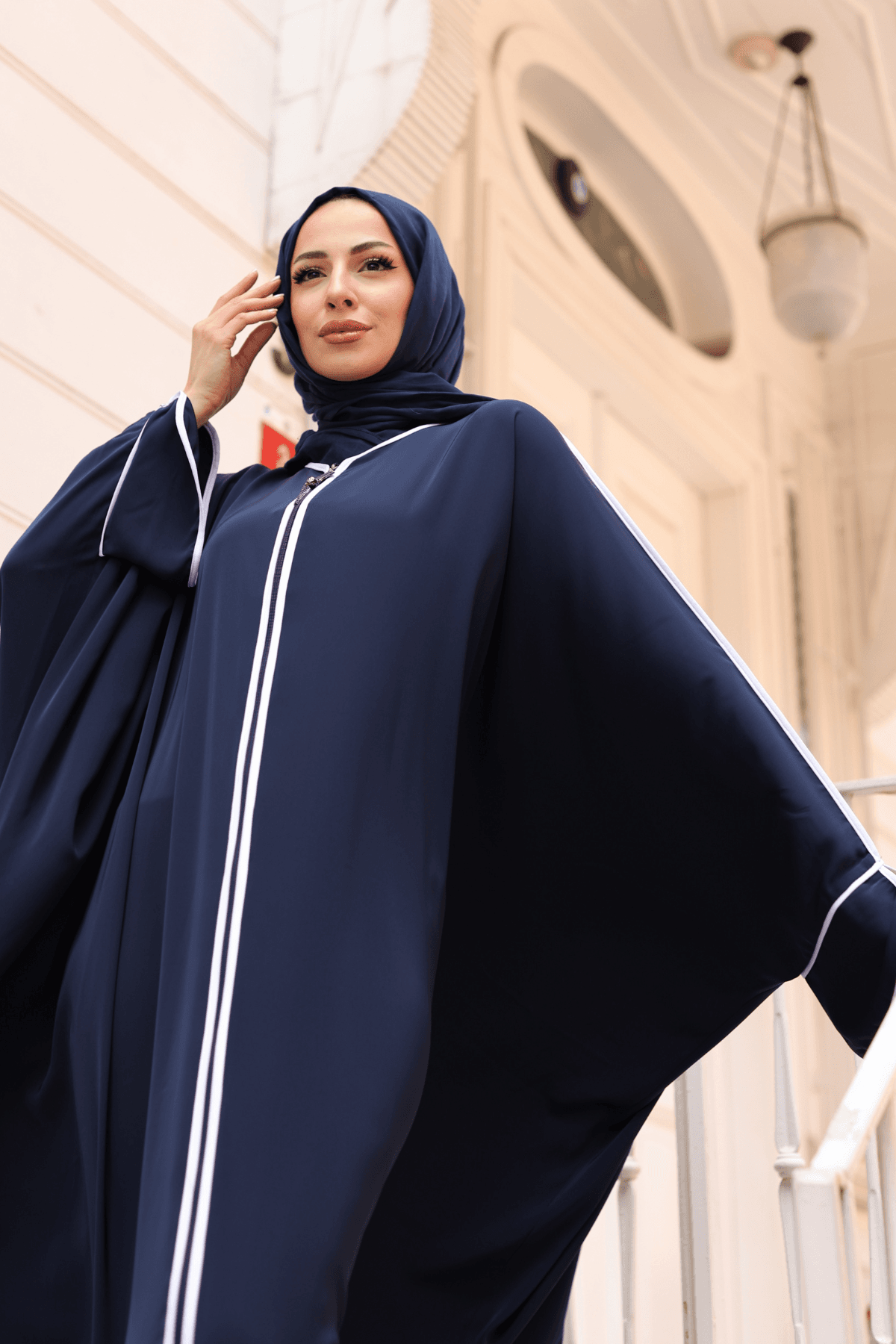 Sultan Abaya Dubai İpeği -1002