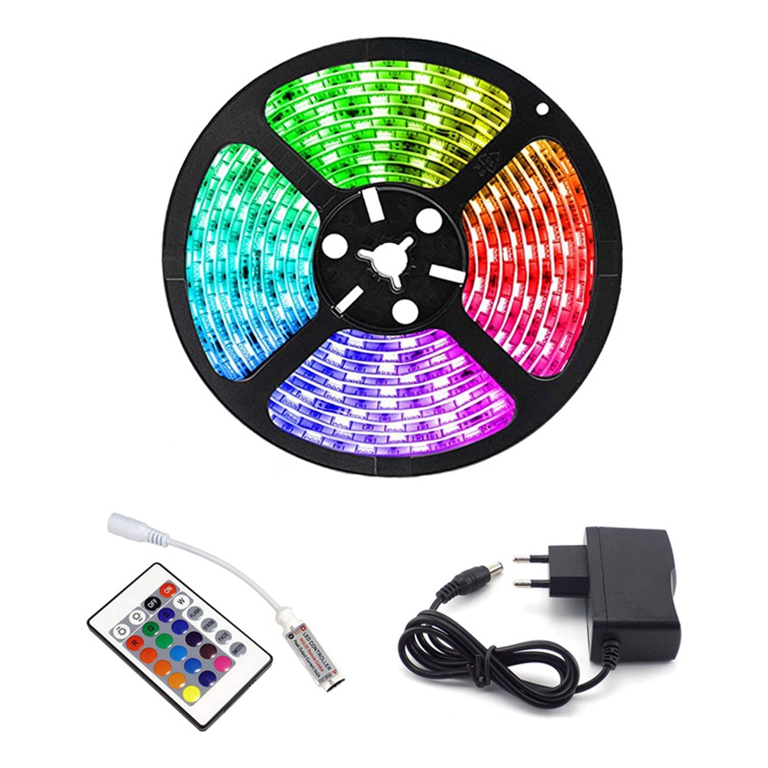 RGB Kumandalı Şerit Led 5 Mt