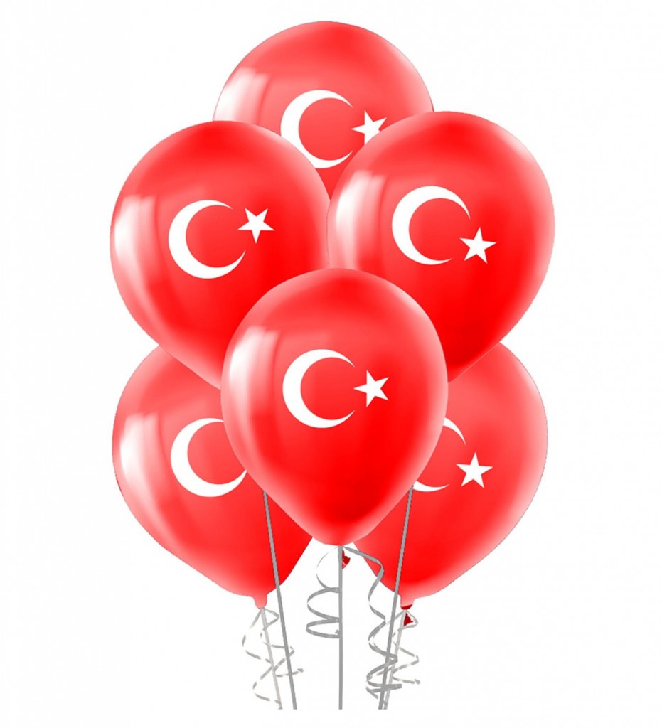 Türk Bayrağı Balon 10"