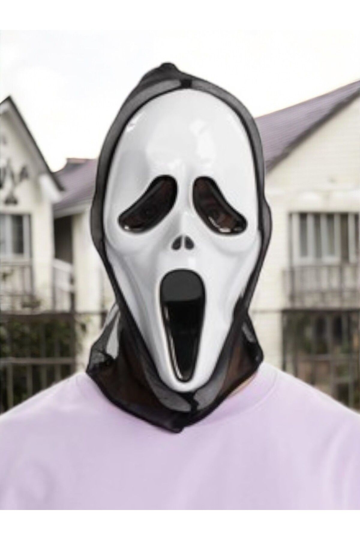 Çığlık Korku Maske - Scream Mask, Kostüm Partileri , Maskeli Balo Aksesuar, Cadılar Bayramı