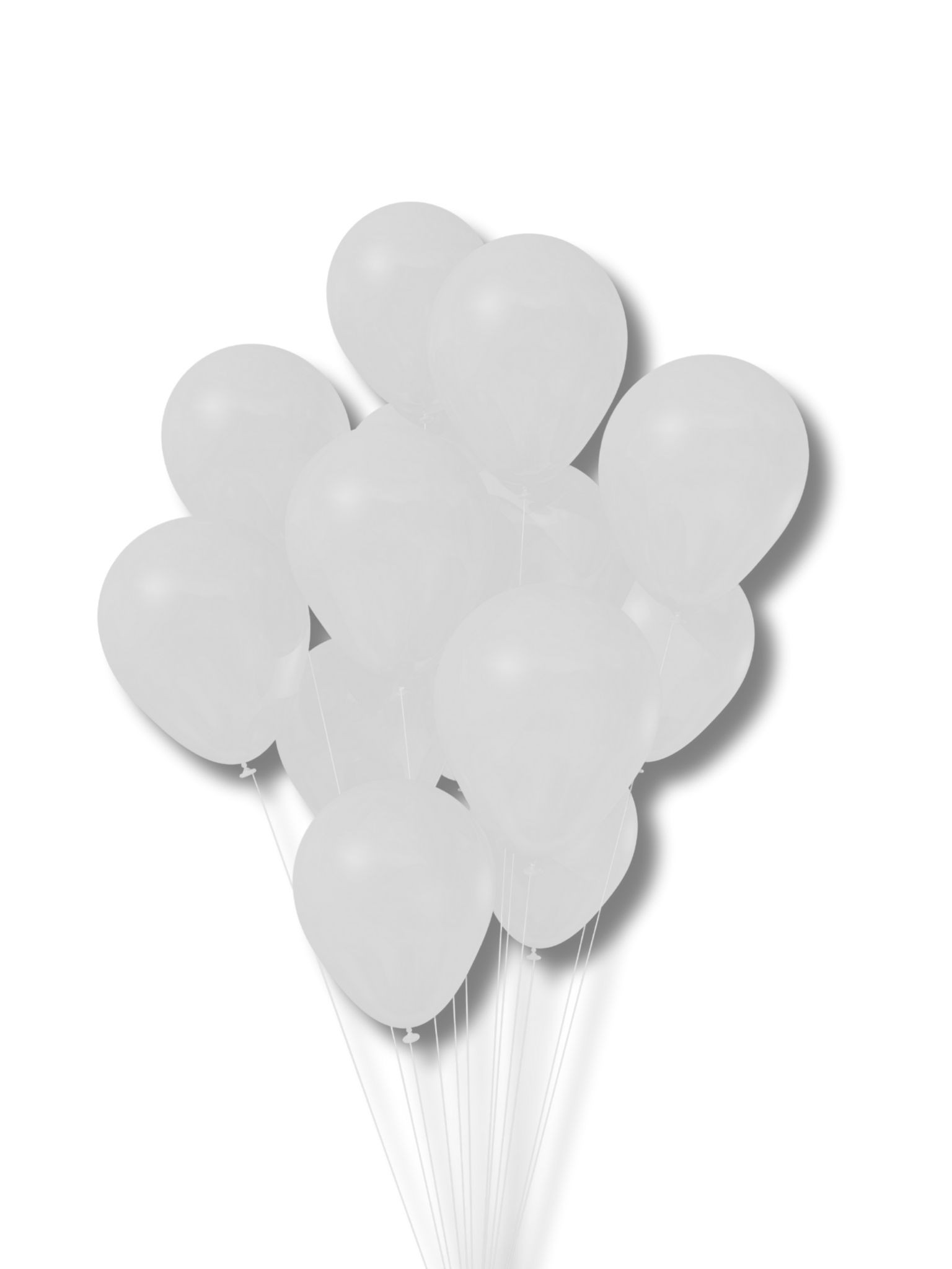 Pastel Balon 12" - Gri