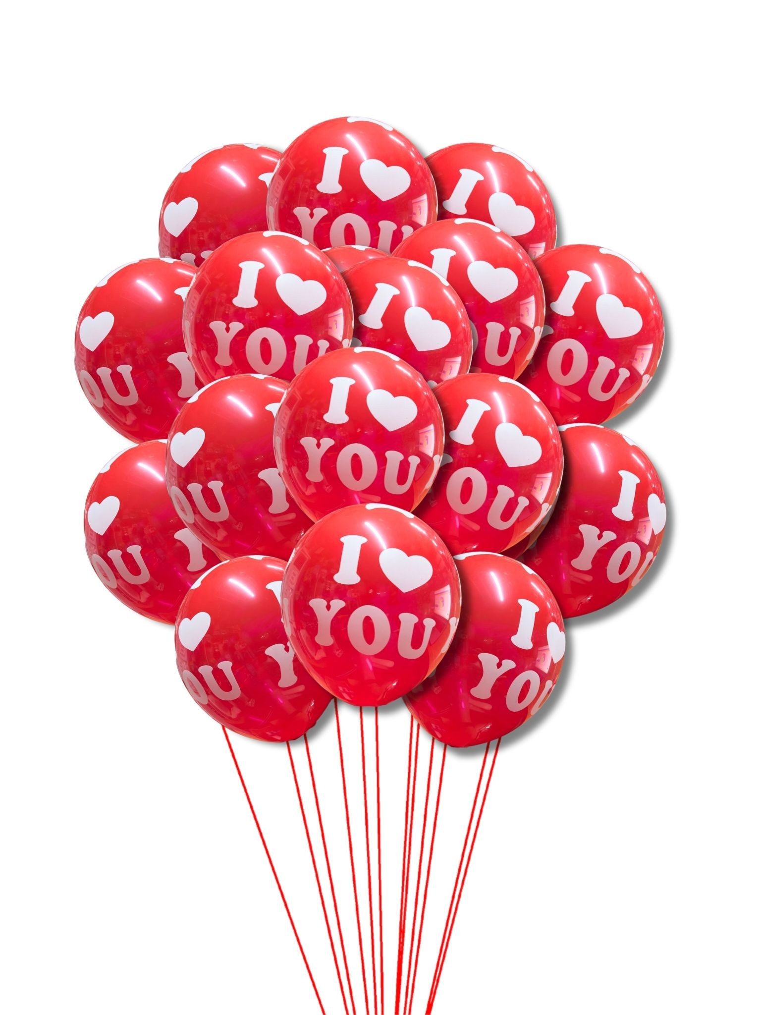 I Love You Baskılı Balon 12"