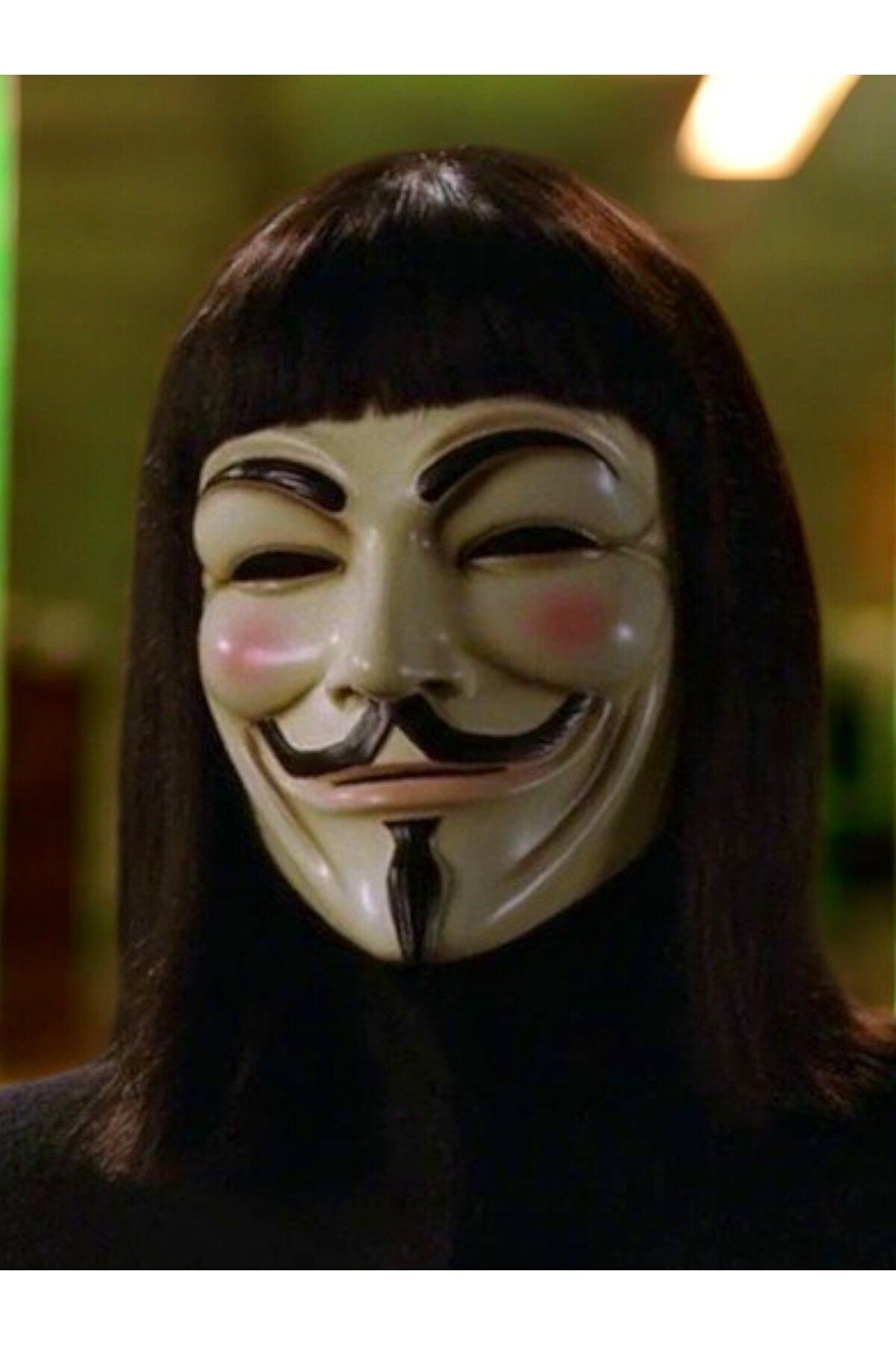 Vendetta Maskesi - Kostüm Partileri, Cadılar Bayramı Konsepti, V For Vendetta Sert Plastik Maske