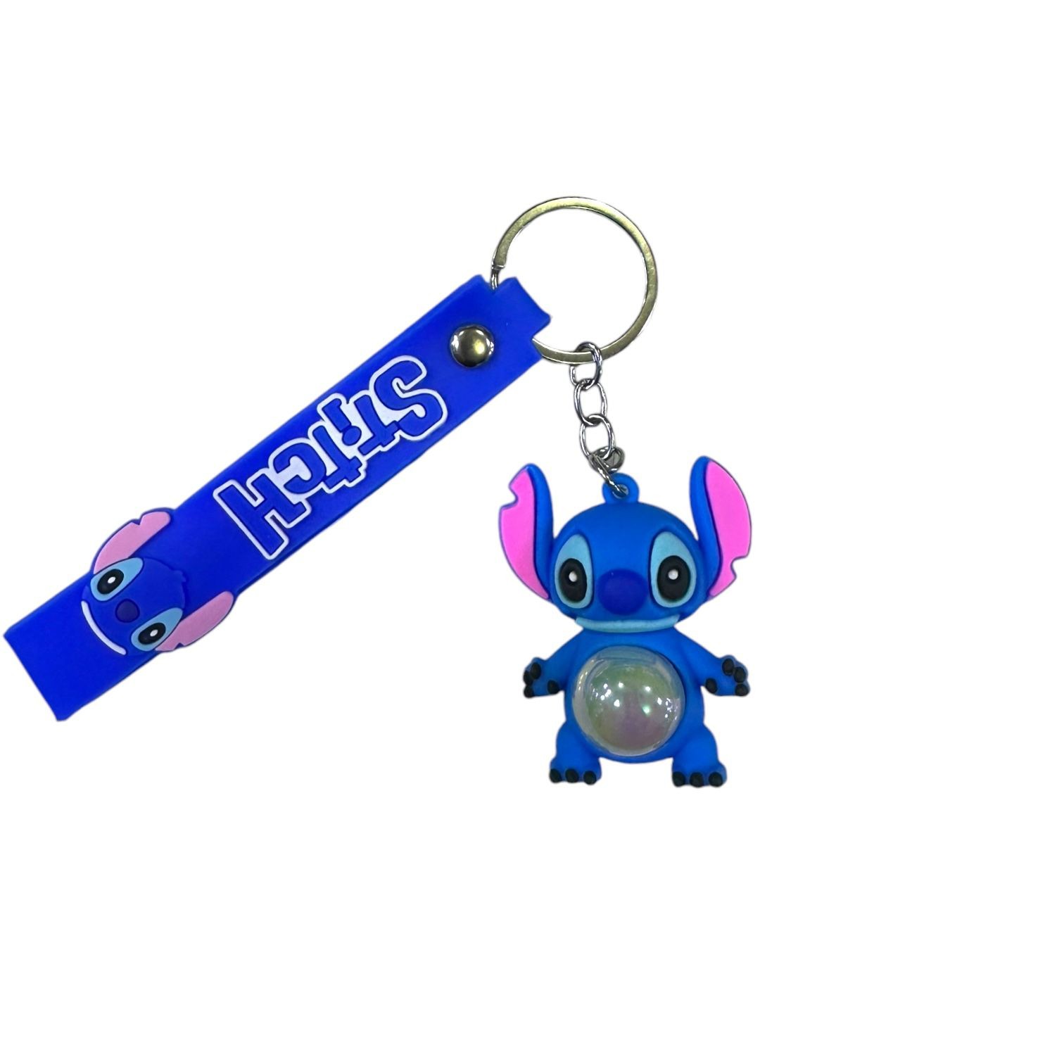 Stitch Işıklı Silikon Anahtarlık