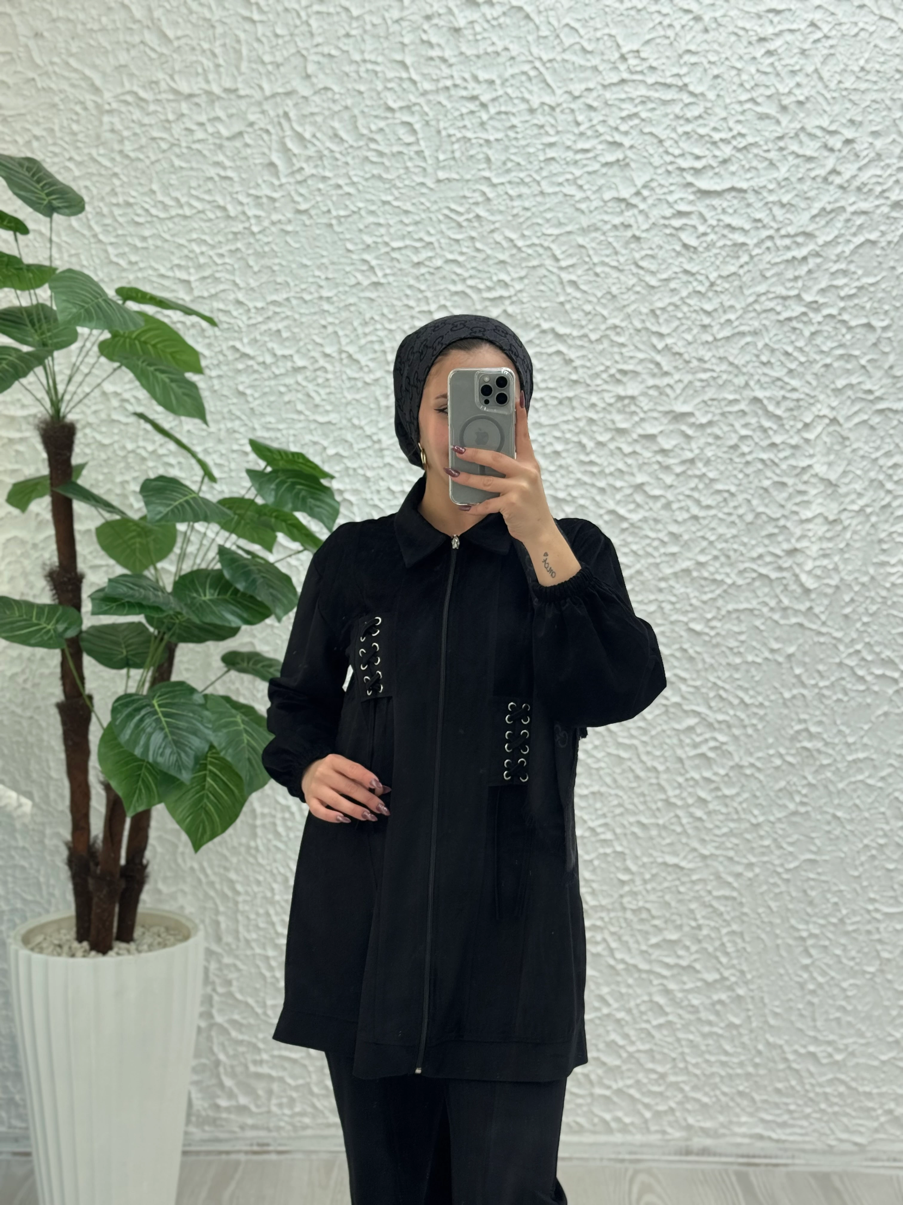 Rayonlu kadife takım