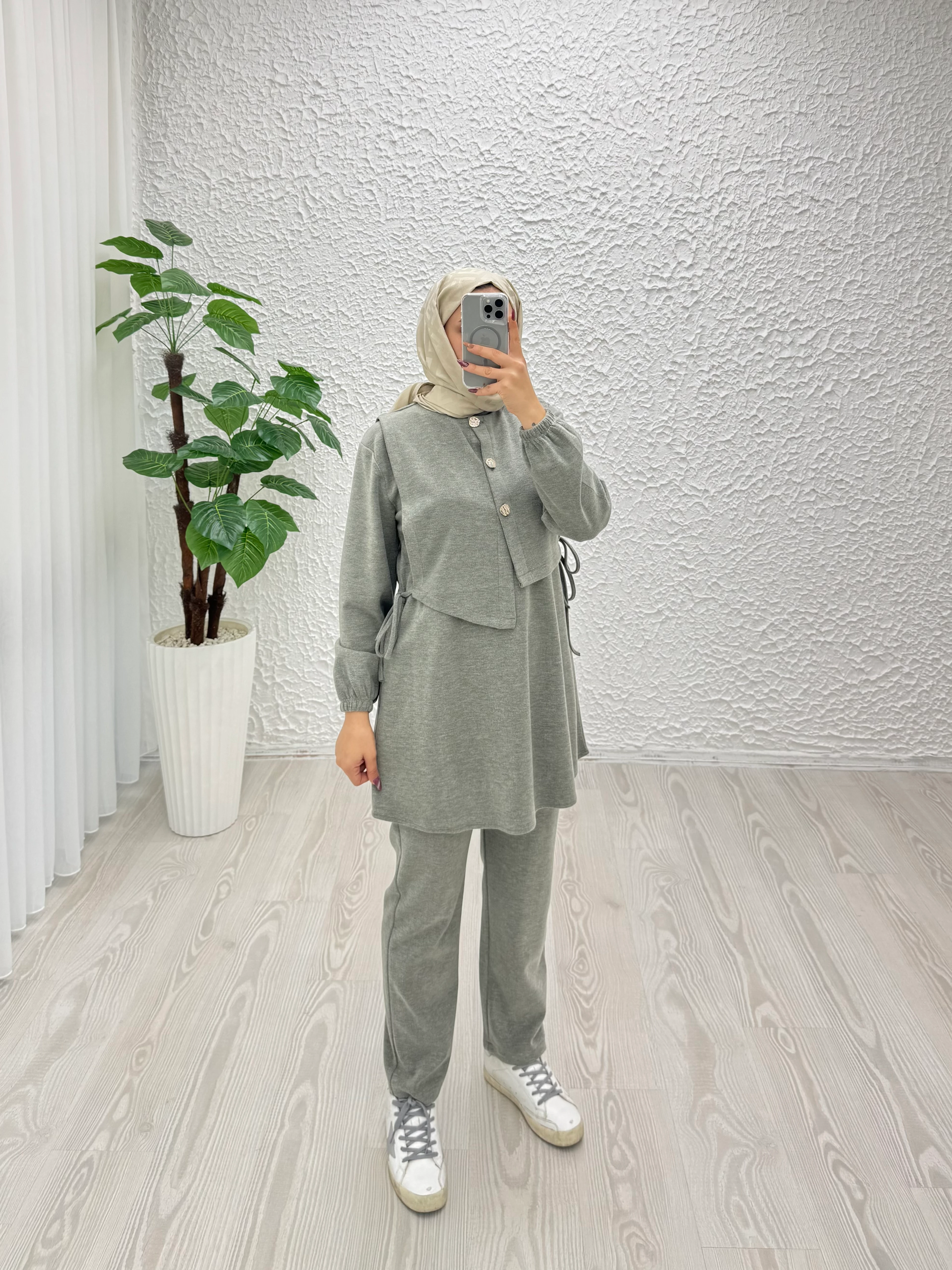 Rayonlu 3 lü  triko takım