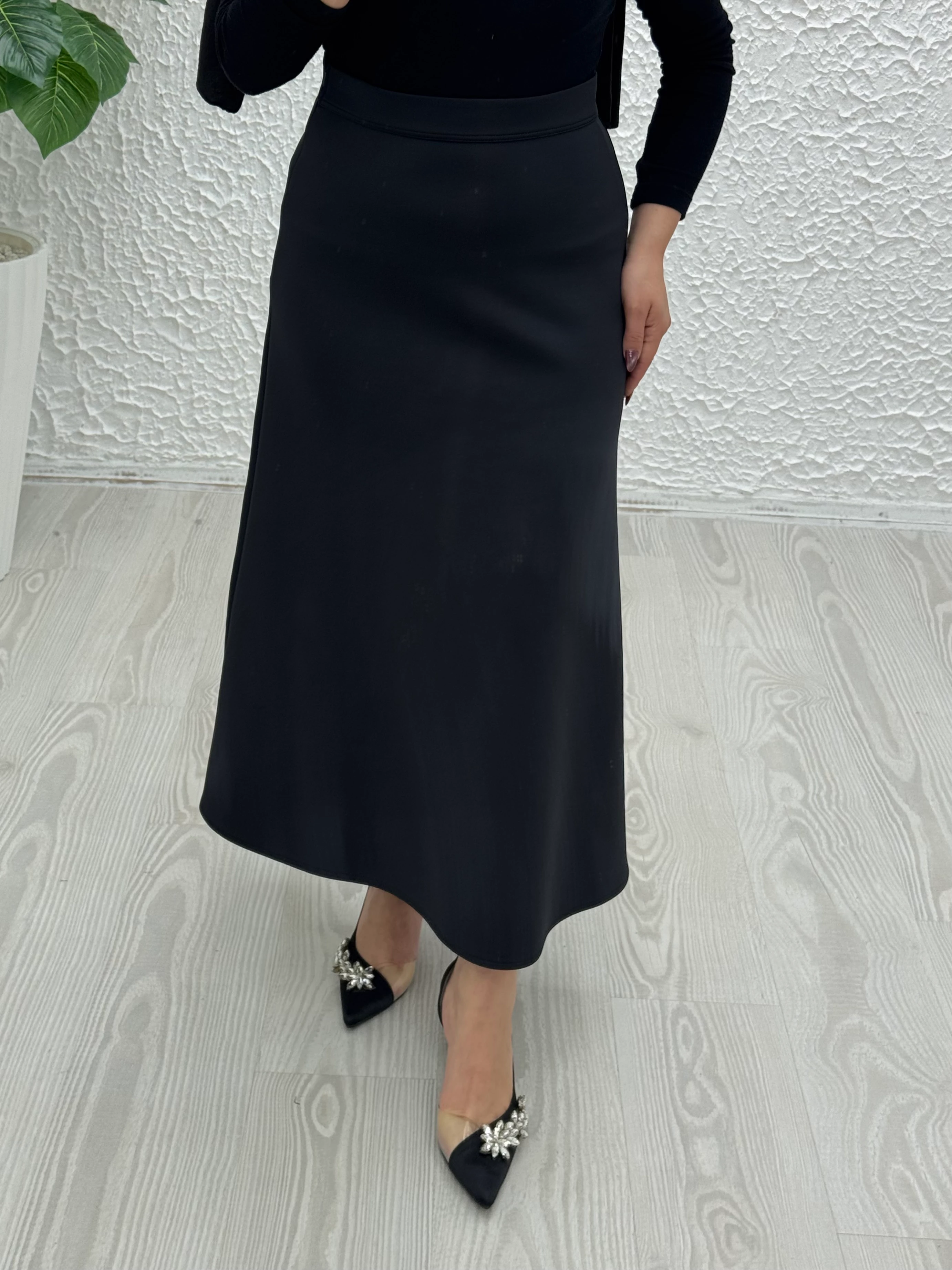 Scuba çan etek - Siyah