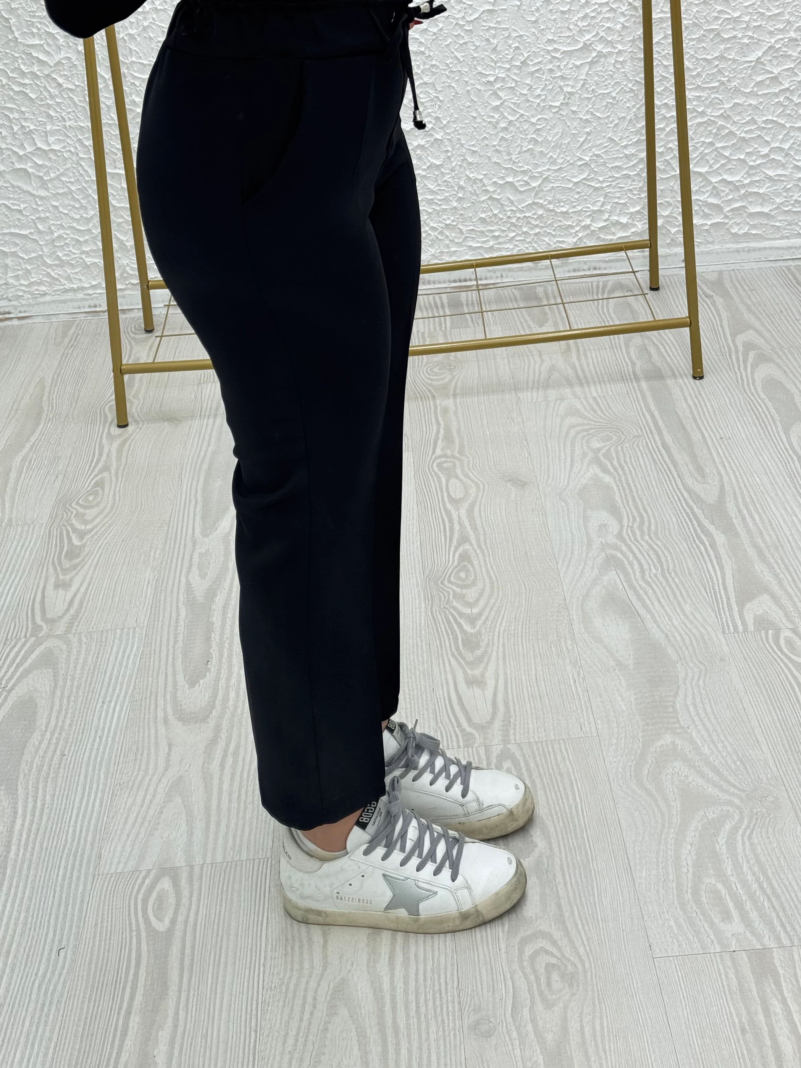 Double kumaş havuç pantolon 