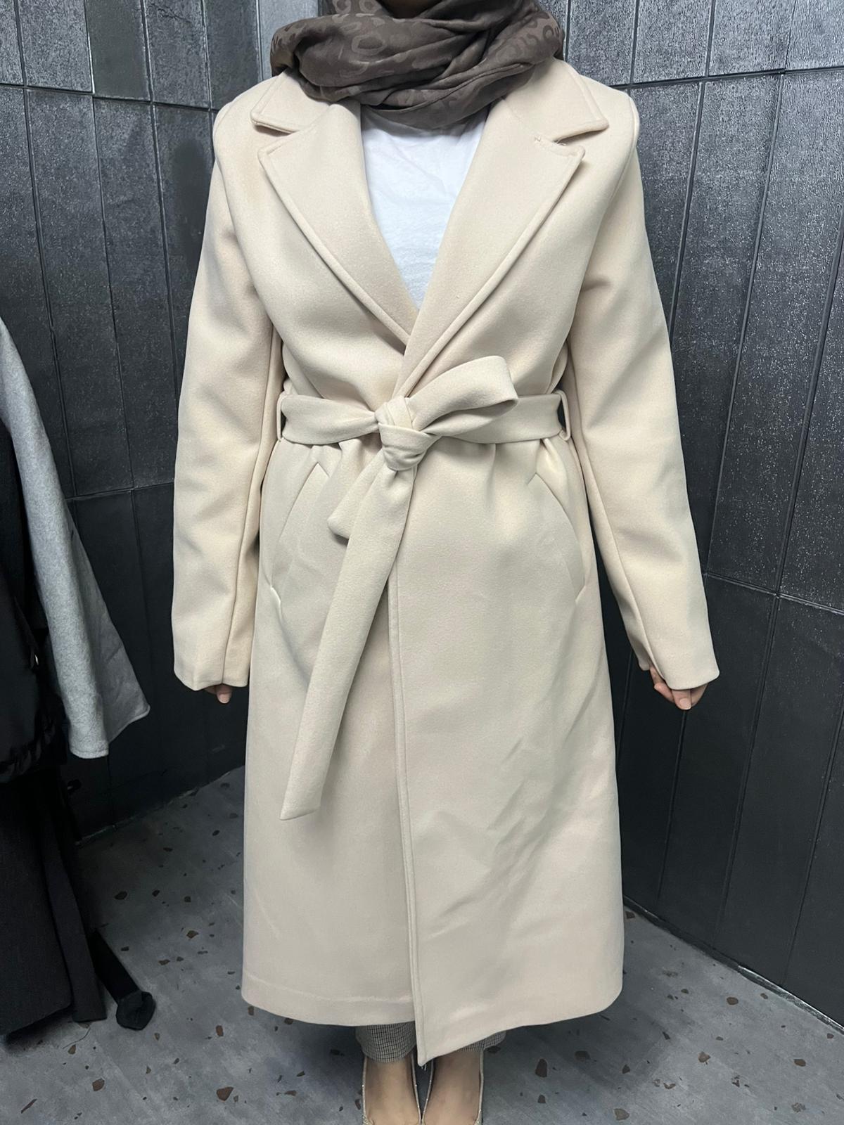 Ekru Melanj Kaşe Kaban