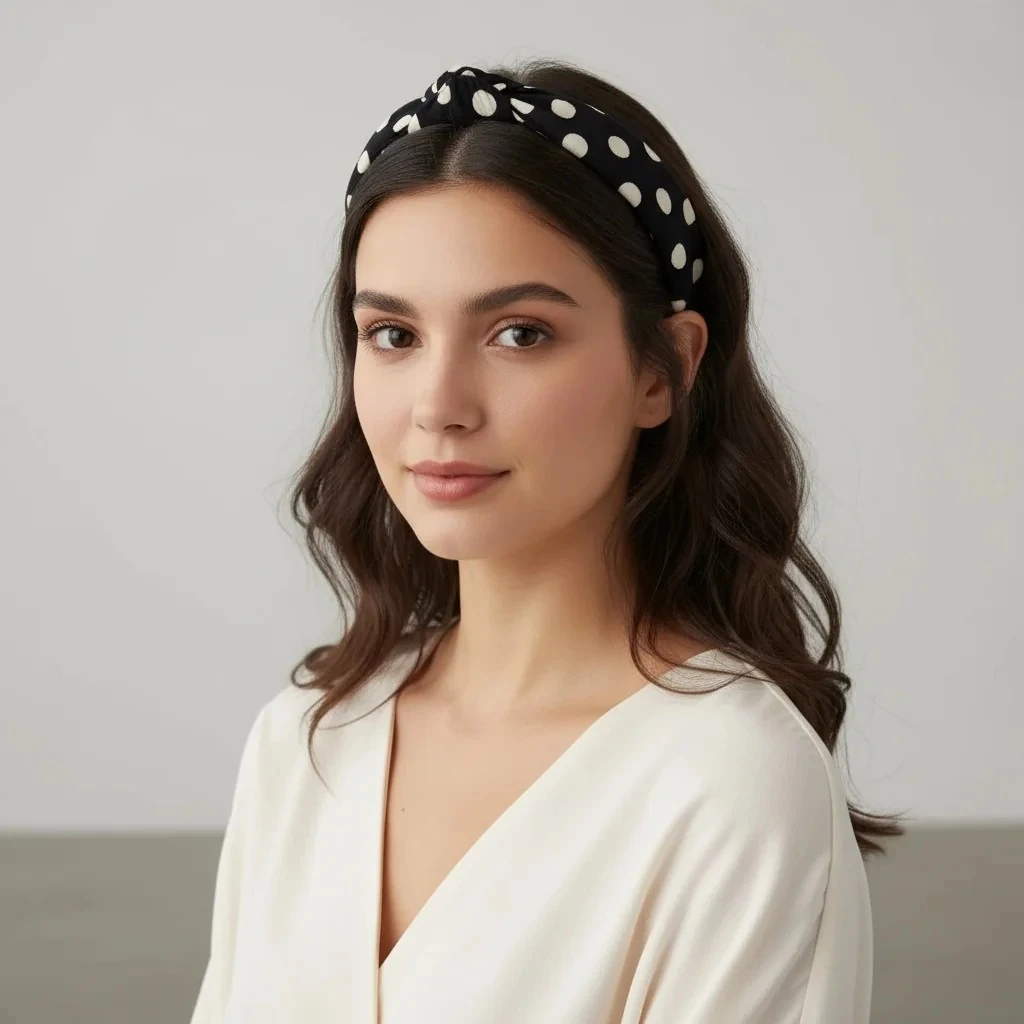 Bellepois Düğümlü kumaş Taç