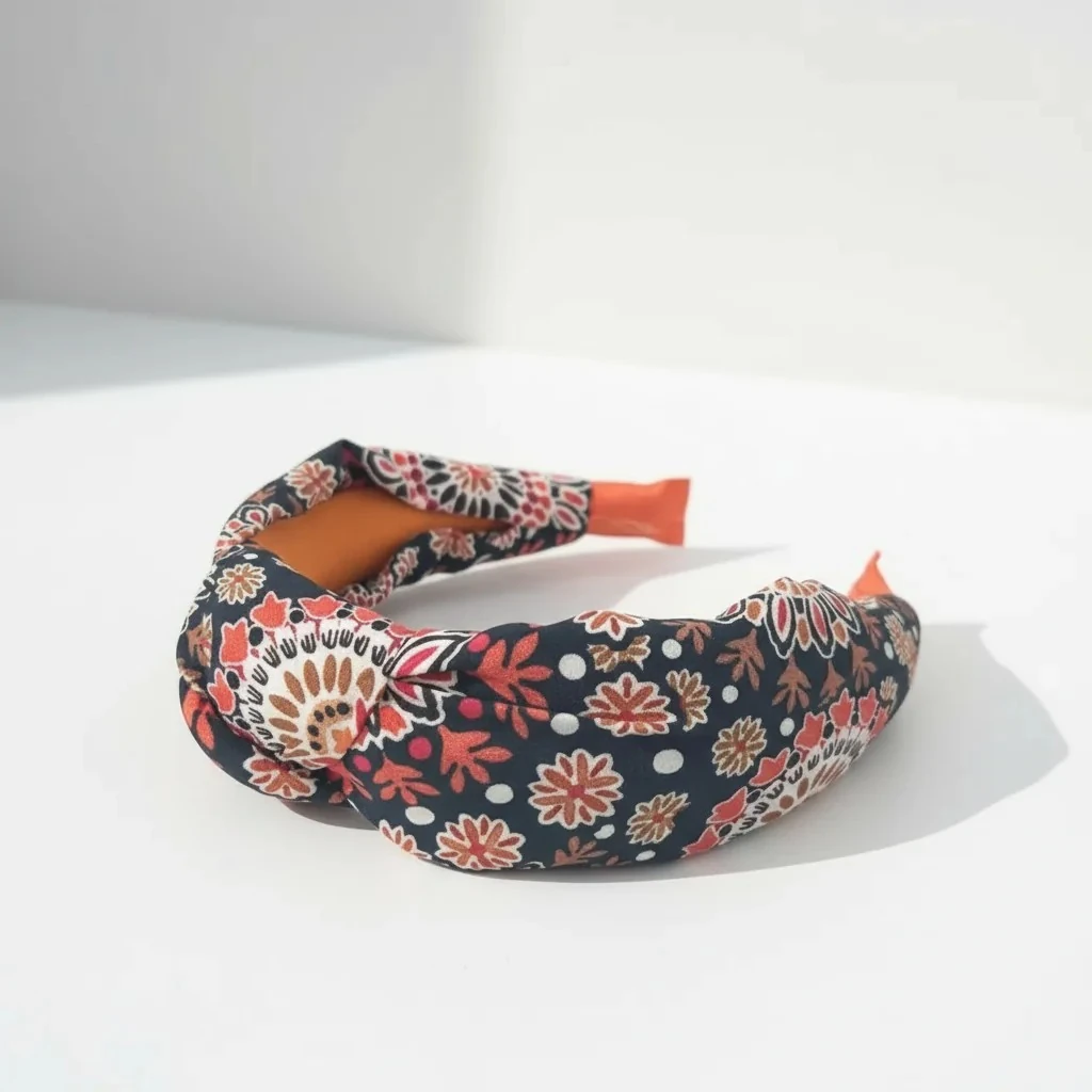 Terama Düğümlü Kumaş Taç