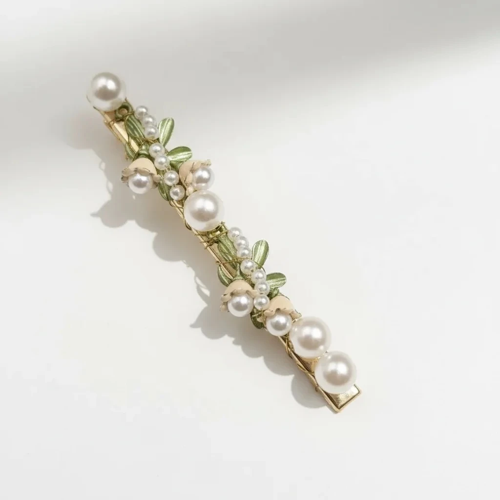 İnci Hanımeli - Özel Tasarım El Yapımı Toka