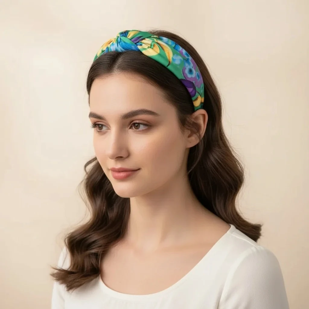 Mistrale Düğümlü Kumaş Taç