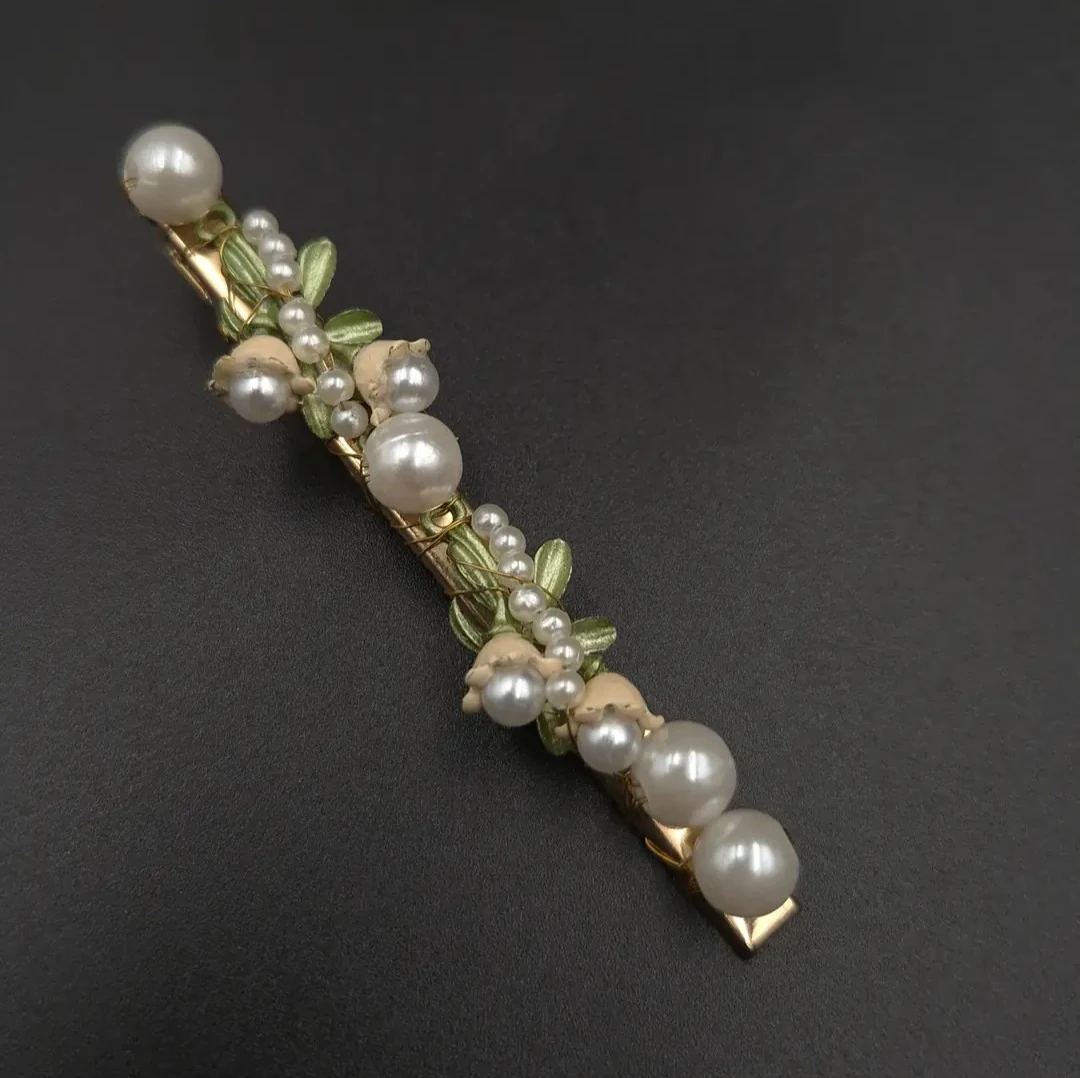 İnci Hanımeli - Özel Tasarım El Yapımı Toka