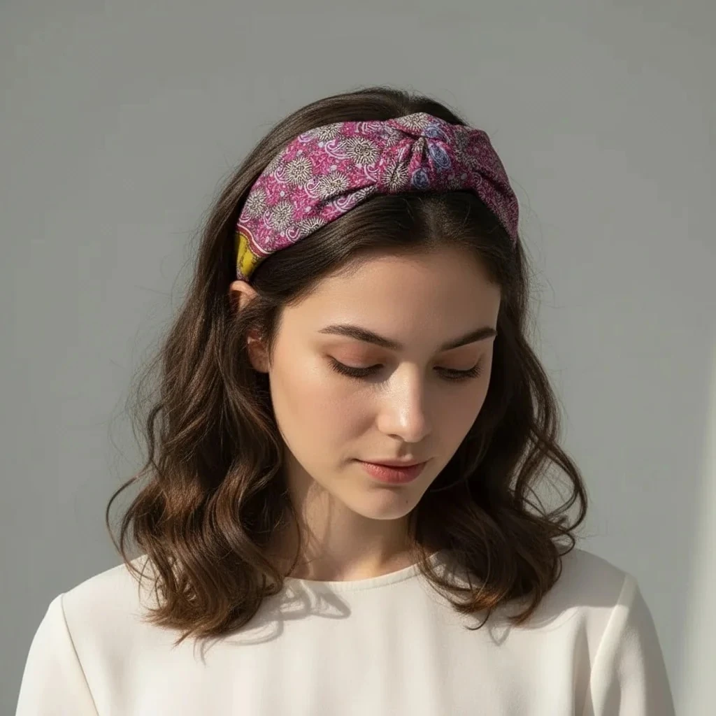 Amara Düğümlü Kumaş Taç